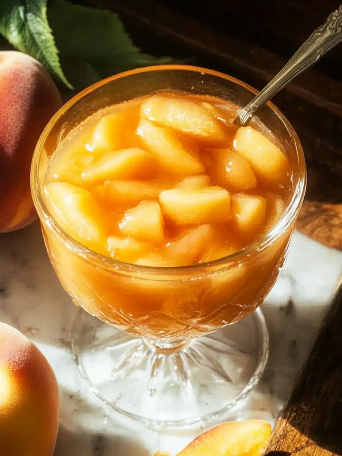 Irresistibly Sweet Peach Compote for All Your Desserts 3 Peach Compote
