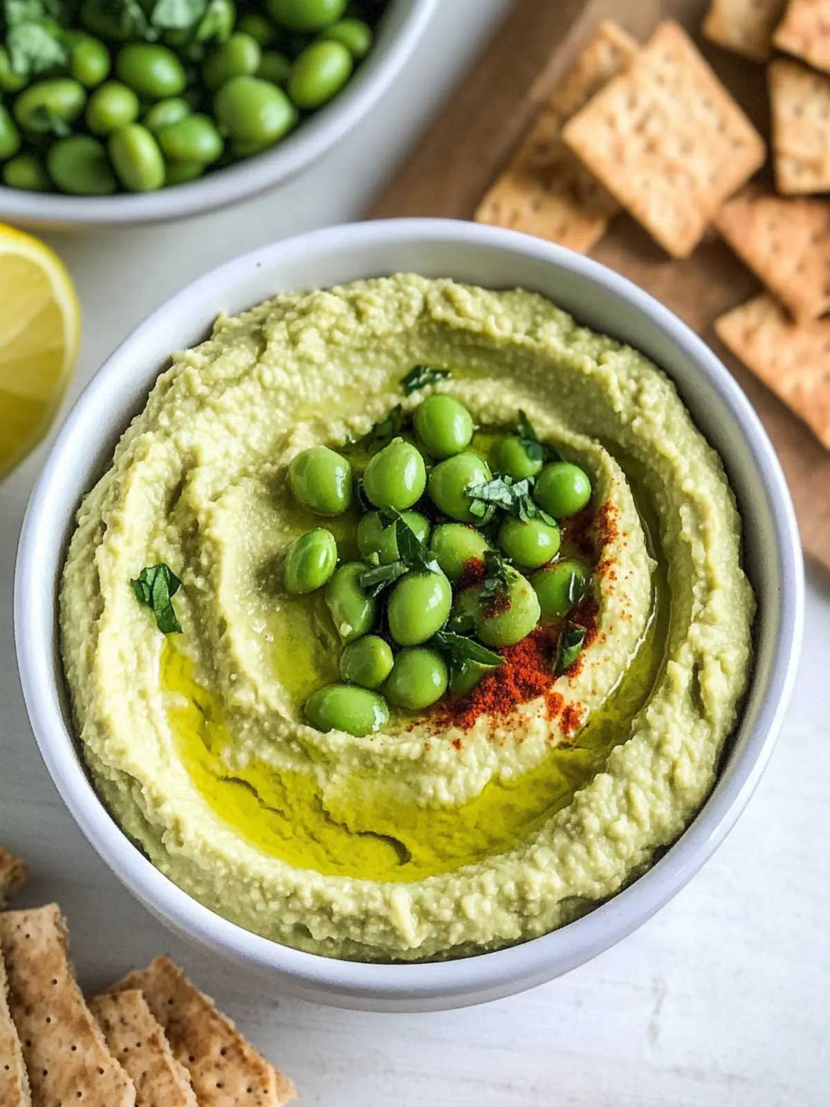 Creamy Edamame Hummus for a Flavorful Snack Upgrade 4 Edamame Hummus