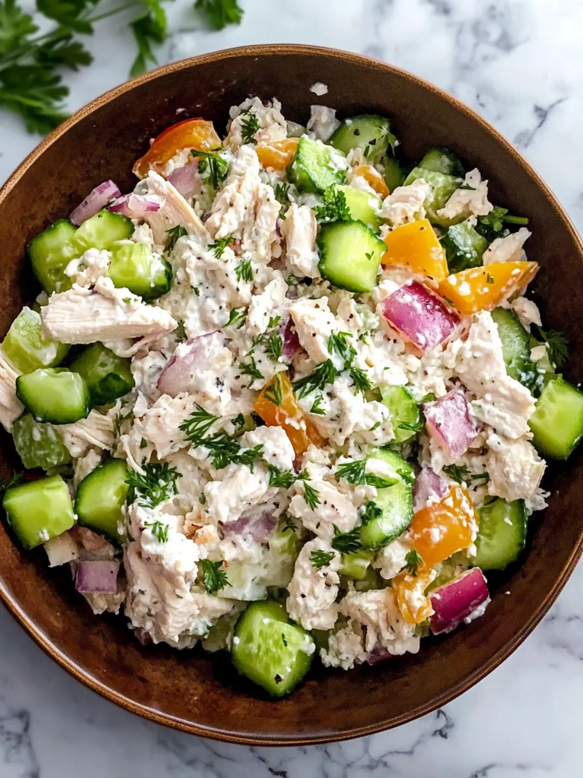 Cottage Cheese Chicken Salad for a Fresh, Easy Meal 3 Cottage Cheese Chicken Salad