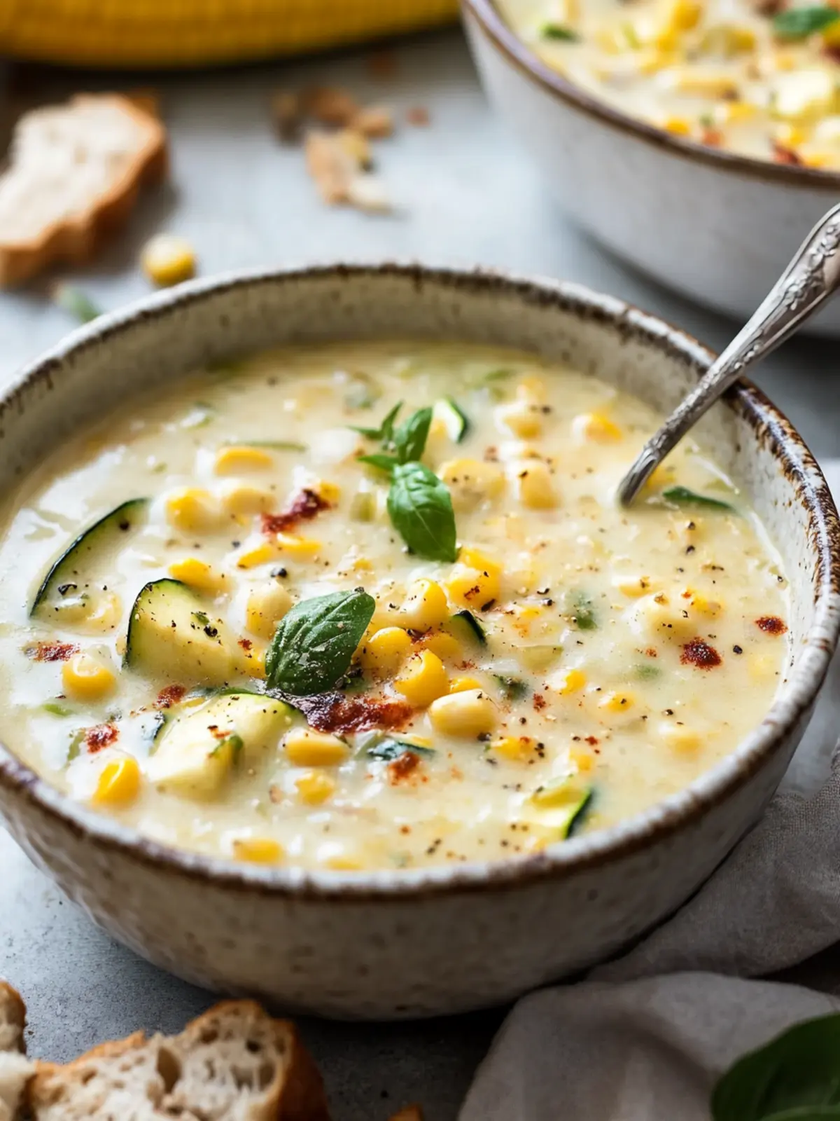 Creamy Summer Corn and Zucchini Chowder You’ll Crave 2 Summer Corn and Zucchini Chowder
