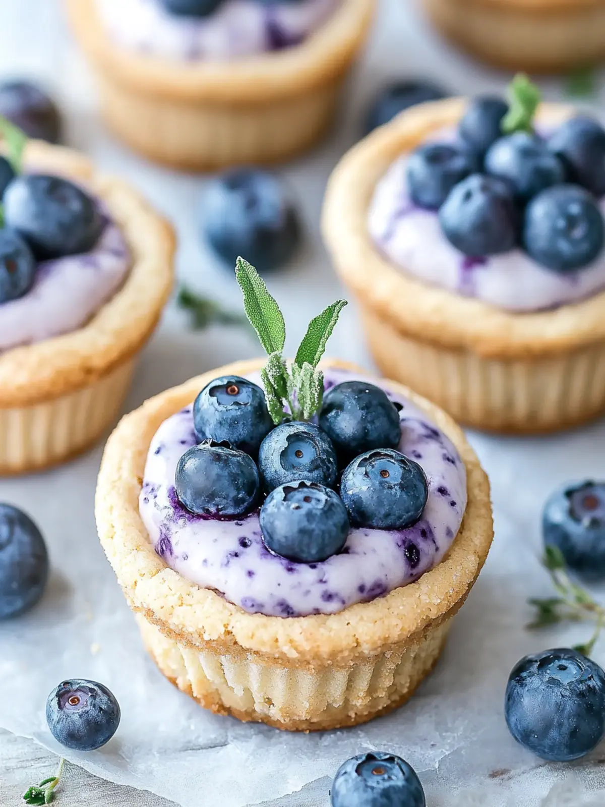 Delicious Blueberry Cheesecake Cookie Cups You’ll Crave 4 Blueberry Cheesecake Cookie Cups