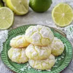 Coconut Key Lime Crinkle Cookies for a Tropical Treat 3 Coconut Key Lime Crinkle Cookies