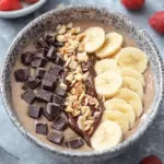Thick and Creamy Snickers Smoothie Bowl: A Vegan Delight 7 Thick and Creamy Snickers Smoothie Bowl (Vegan, GF)