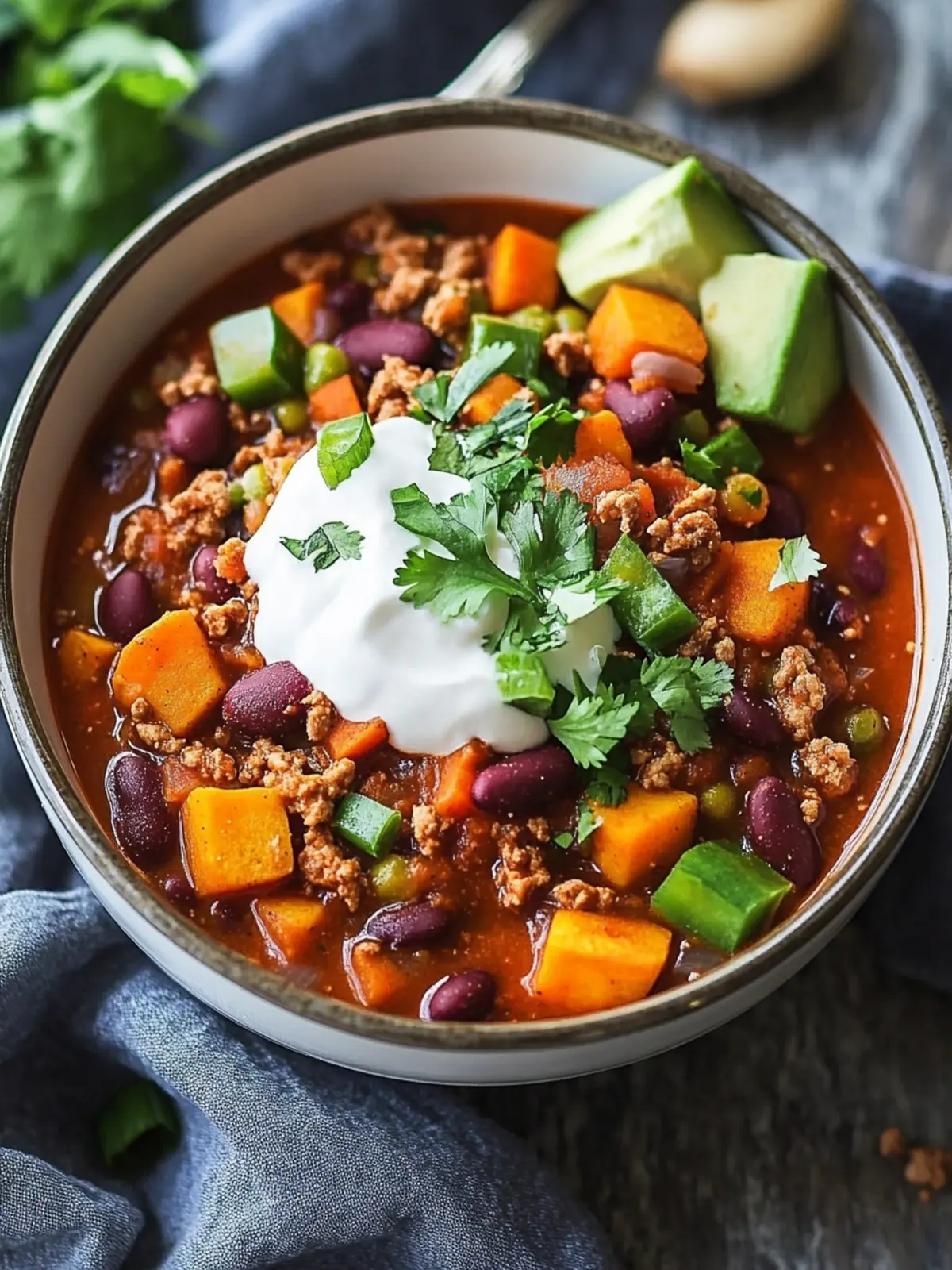 Savory Sweet Potato Turkey Chili Instant Pot Delight 2 Sweet Potato Turkey Chili {Instant Pot}