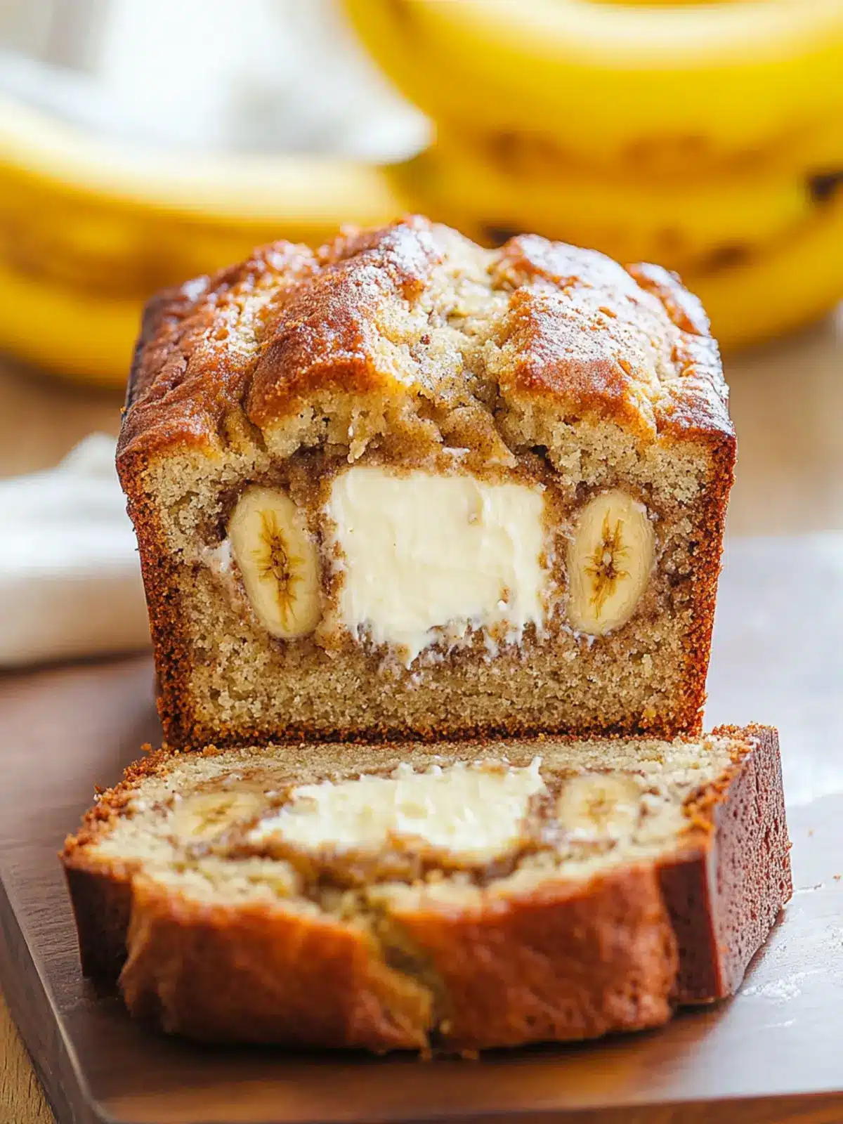 Decadent Cream Cheese-Filled Banana Bread You’ll Crave Daily 2 Cream Cheese-Filled Banana Bread