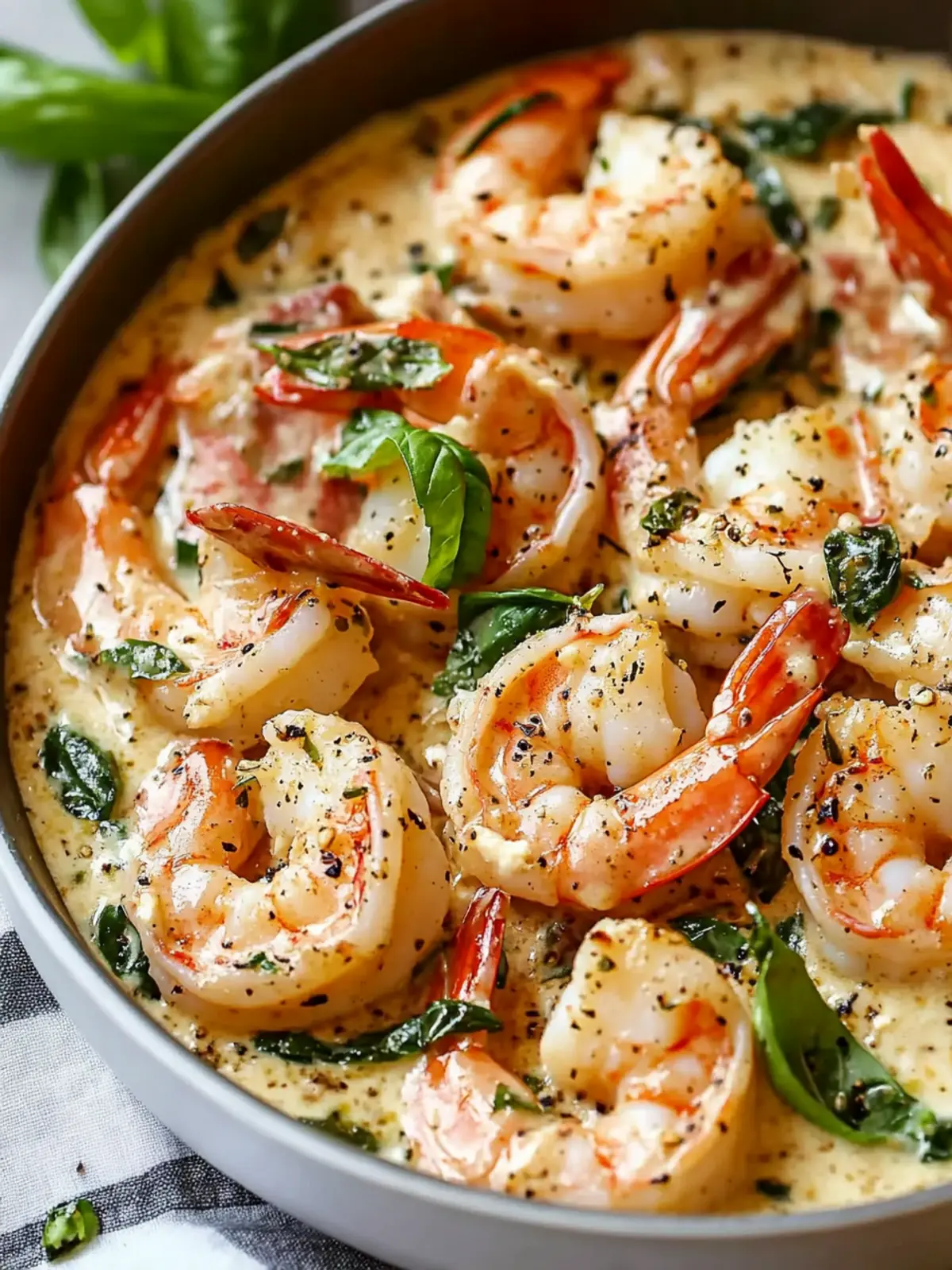 Creamy Parmesan Basil Shrimp Recipe for a Cozy Dinner Night 5 Creamy Parmesan Basil Shrimp Recipe