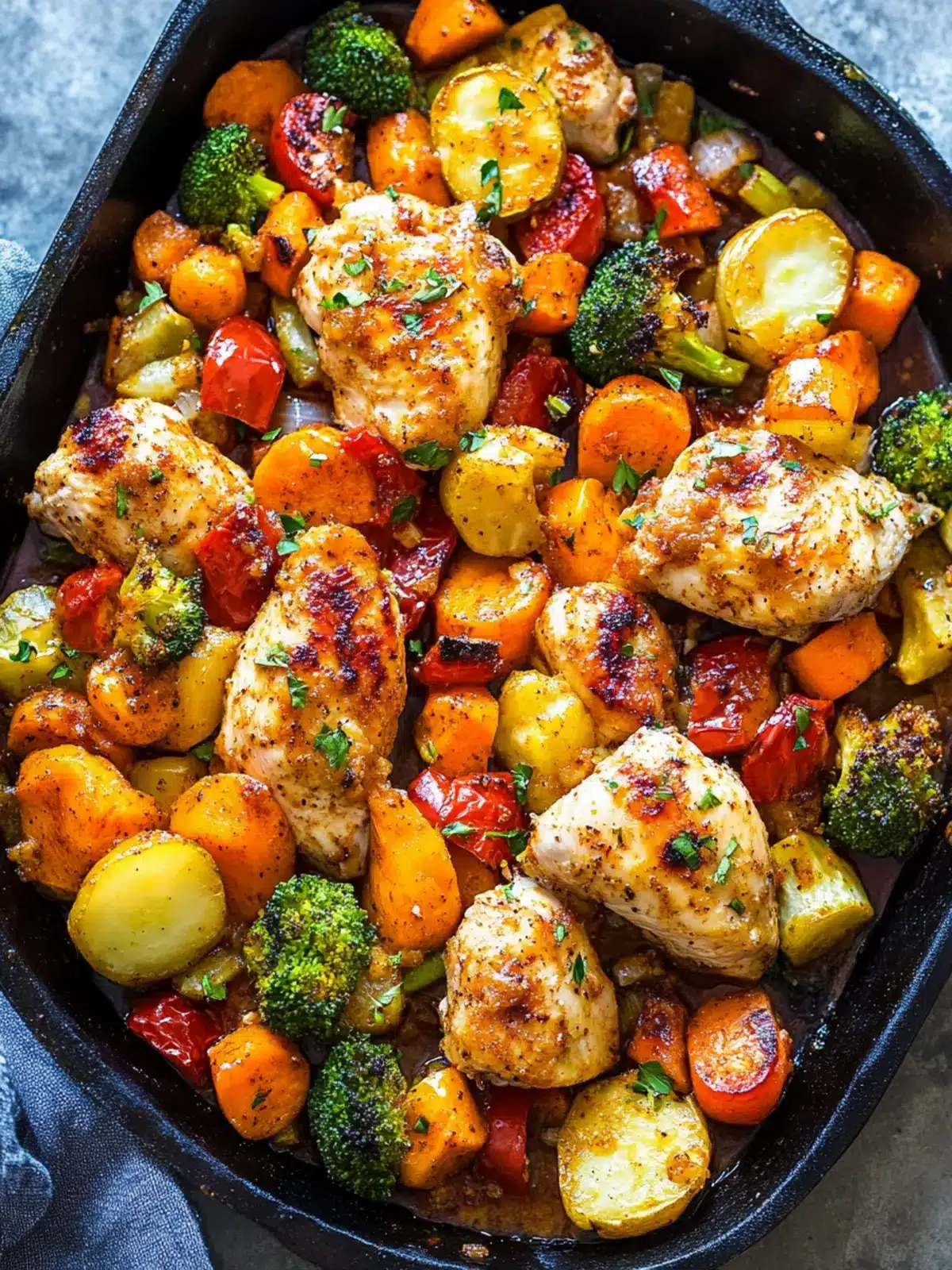 Sweet Chili Roasted Chicken and Vegetables: A Flavorful Feast 2 Sweet Chili Roasted Chicken and Vegetables
