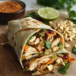 Savory Thai Peanut Chicken Wraps You'll Crave Daily 8 Thai Peanut Chicken Wraps