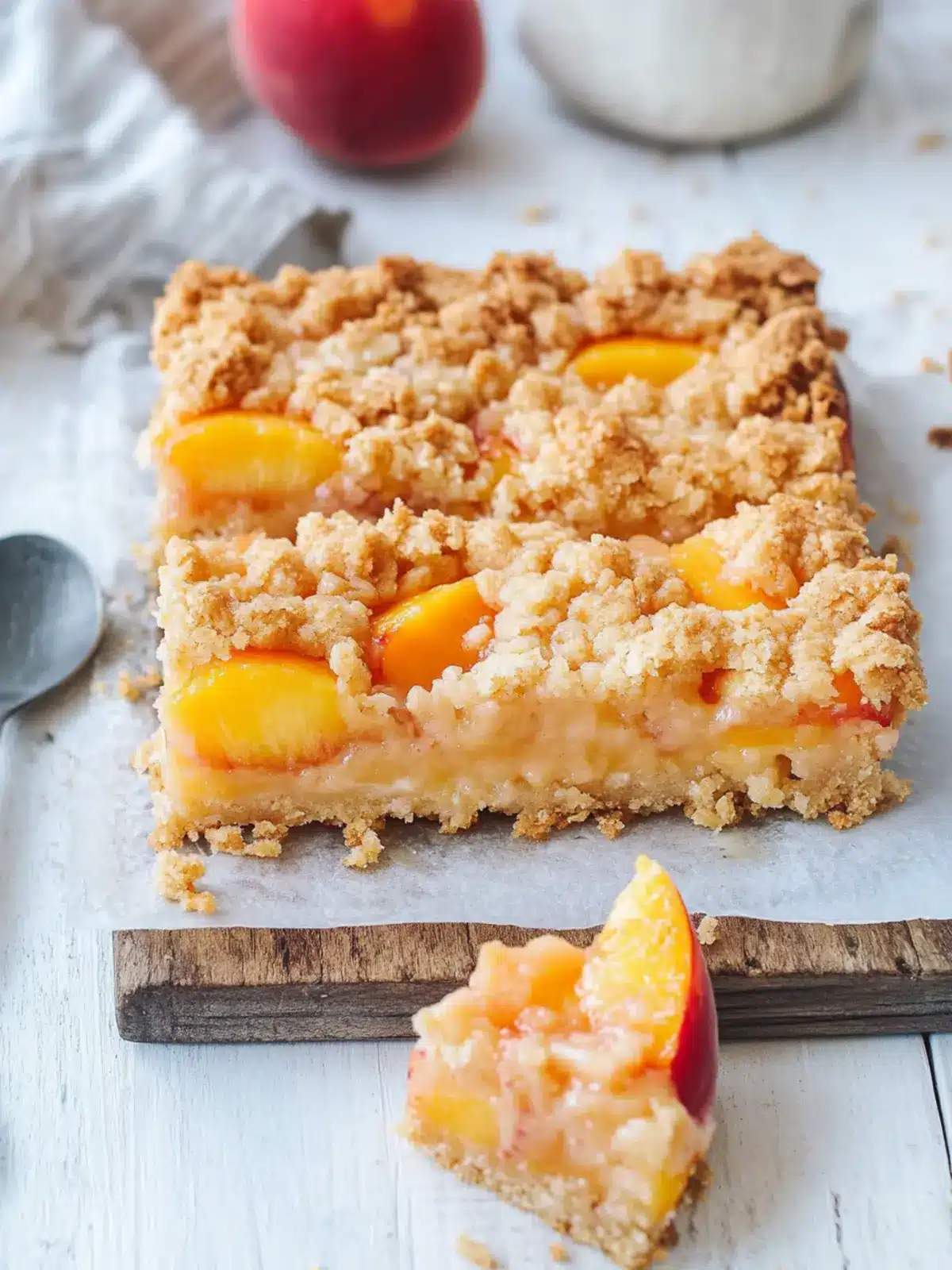 Irresistible Peaches and Cream Crumble Bars for Sweet Cravings 4 Peaches and Cream Crumble Bars