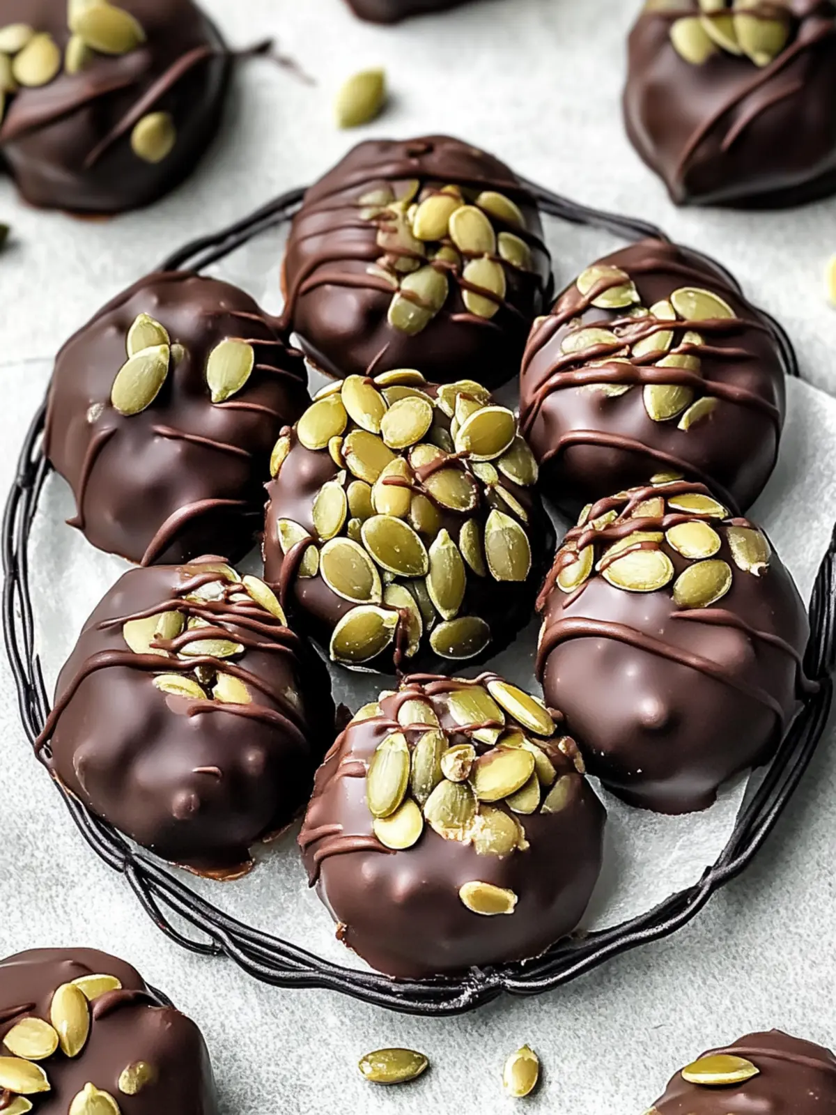 Irresistible Pumpkin Seed Chocolate Bites You’ll Love 2 Pumpkin Seed Chocolate Bites