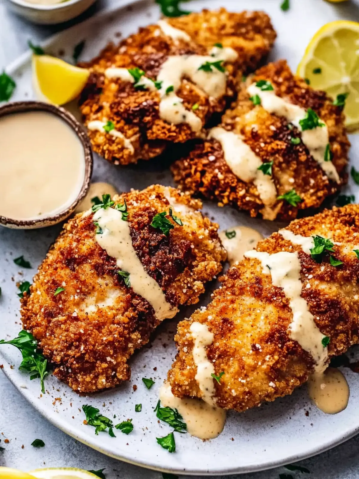 Pretzel Crusted Chicken with Cheesy Mustard Delight 4 Pretzel Crusted Chicken