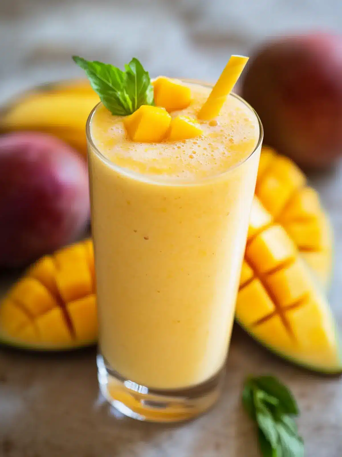 Revitalize Your Day with a Dreamy Mango Smoothie Recipe 5 Mango Smoothie