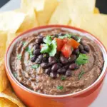 Quick and Healthy 5-Minute Black Bean Dip Recipe You’ll Love 7 5-Minute Black Bean Dip Recipe {Healthy Snack}