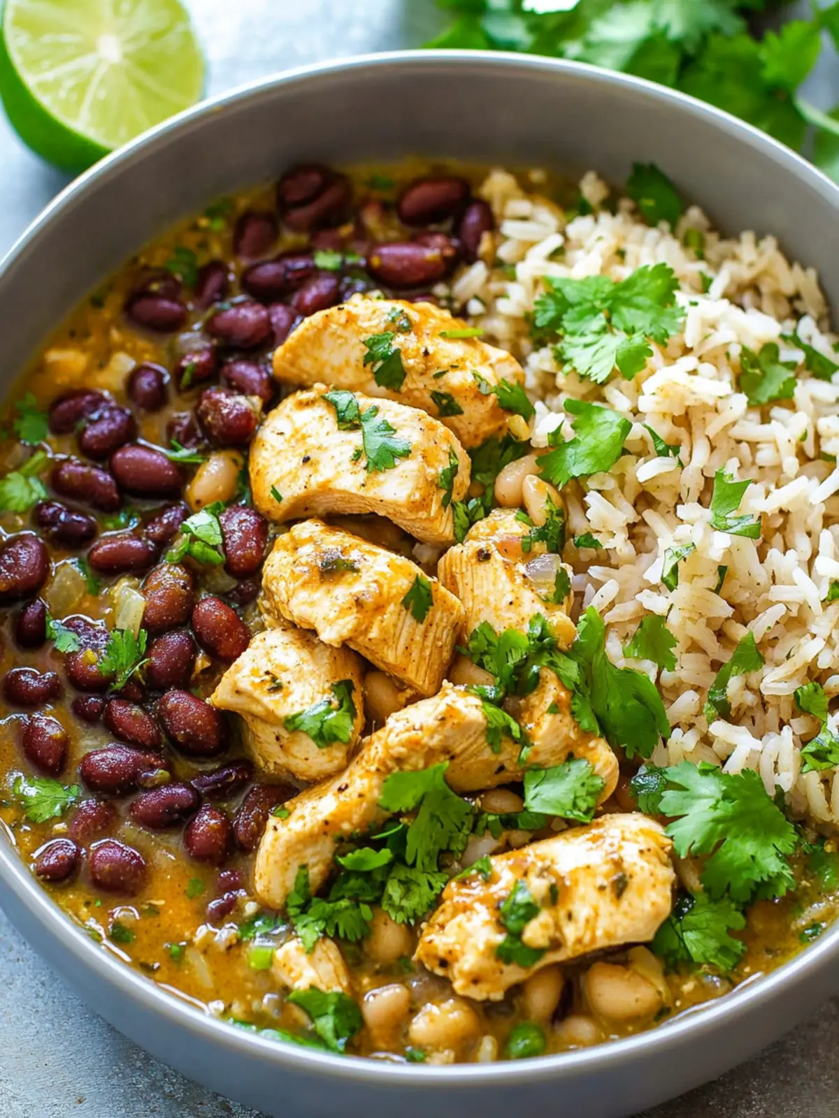 15-Minute Salsa Verde Chicken, Rice, and Beans for Easy Bliss 4 15-Minute Salsa Verde Chicken, Rice, and Beans
