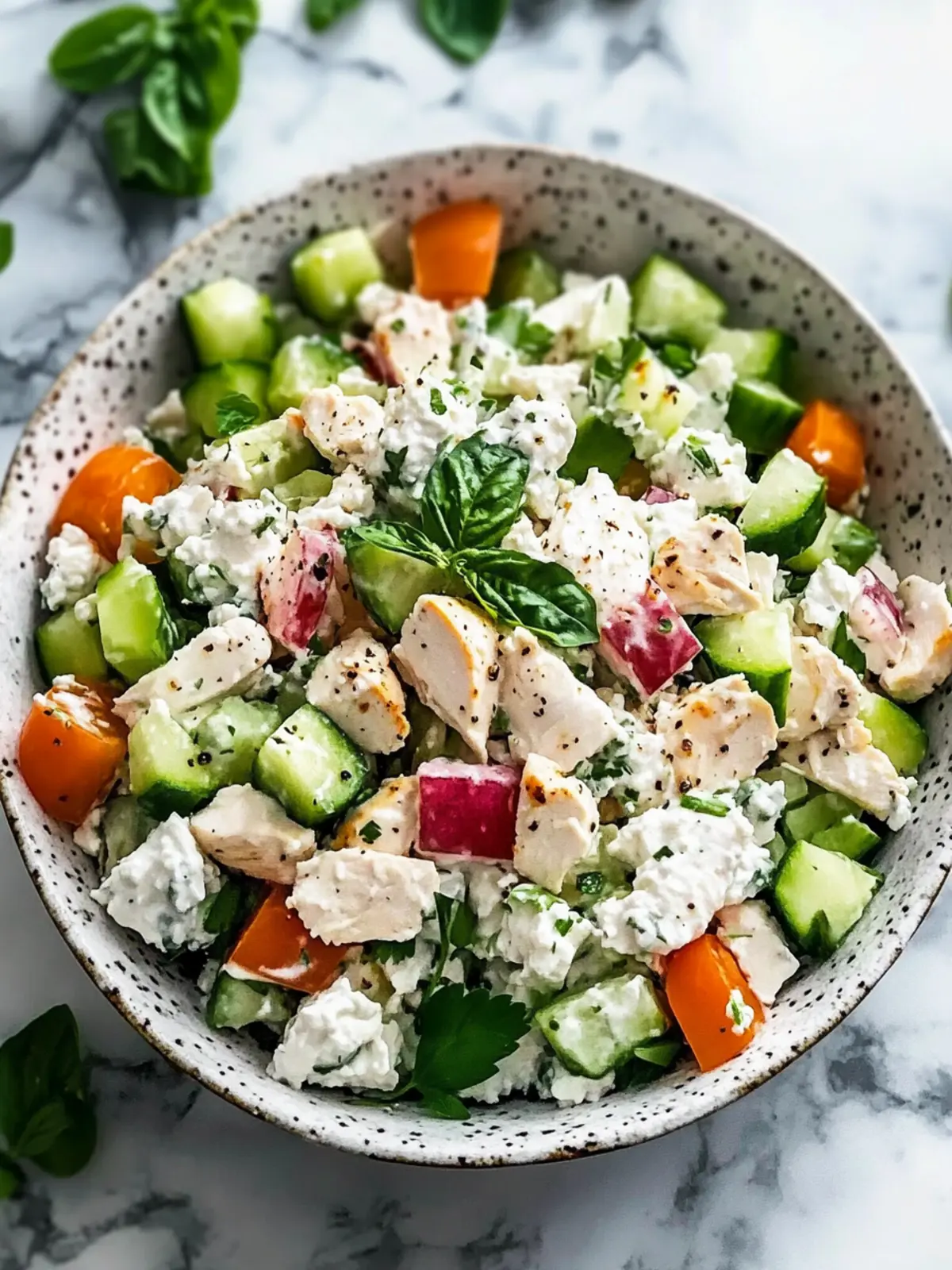 Cottage Cheese Chicken Salad for a Fresh, Easy Meal 2 Cottage Cheese Chicken Salad