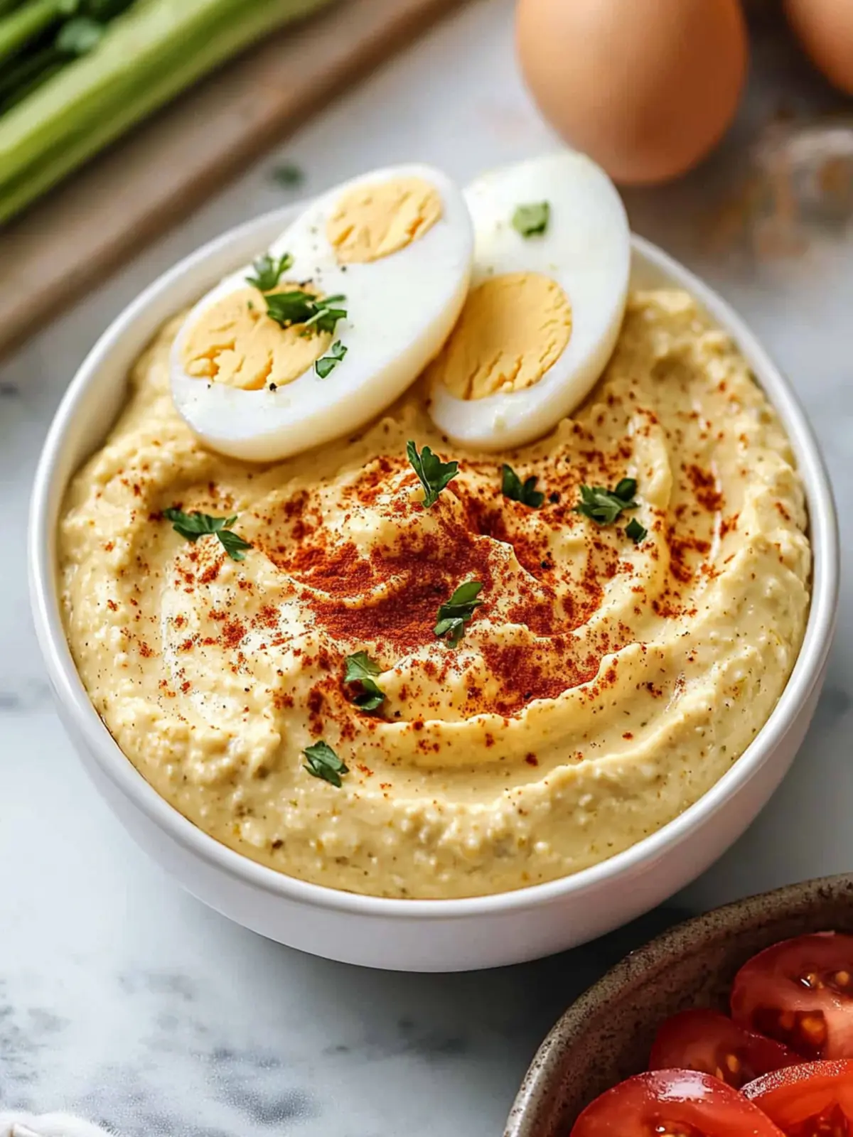 Creamy Mustard Cottage Cheese Dip: A Twist on Deviled Eggs 5 Mustard Cottage Cheese Dip (Deviled Egg Dip)
