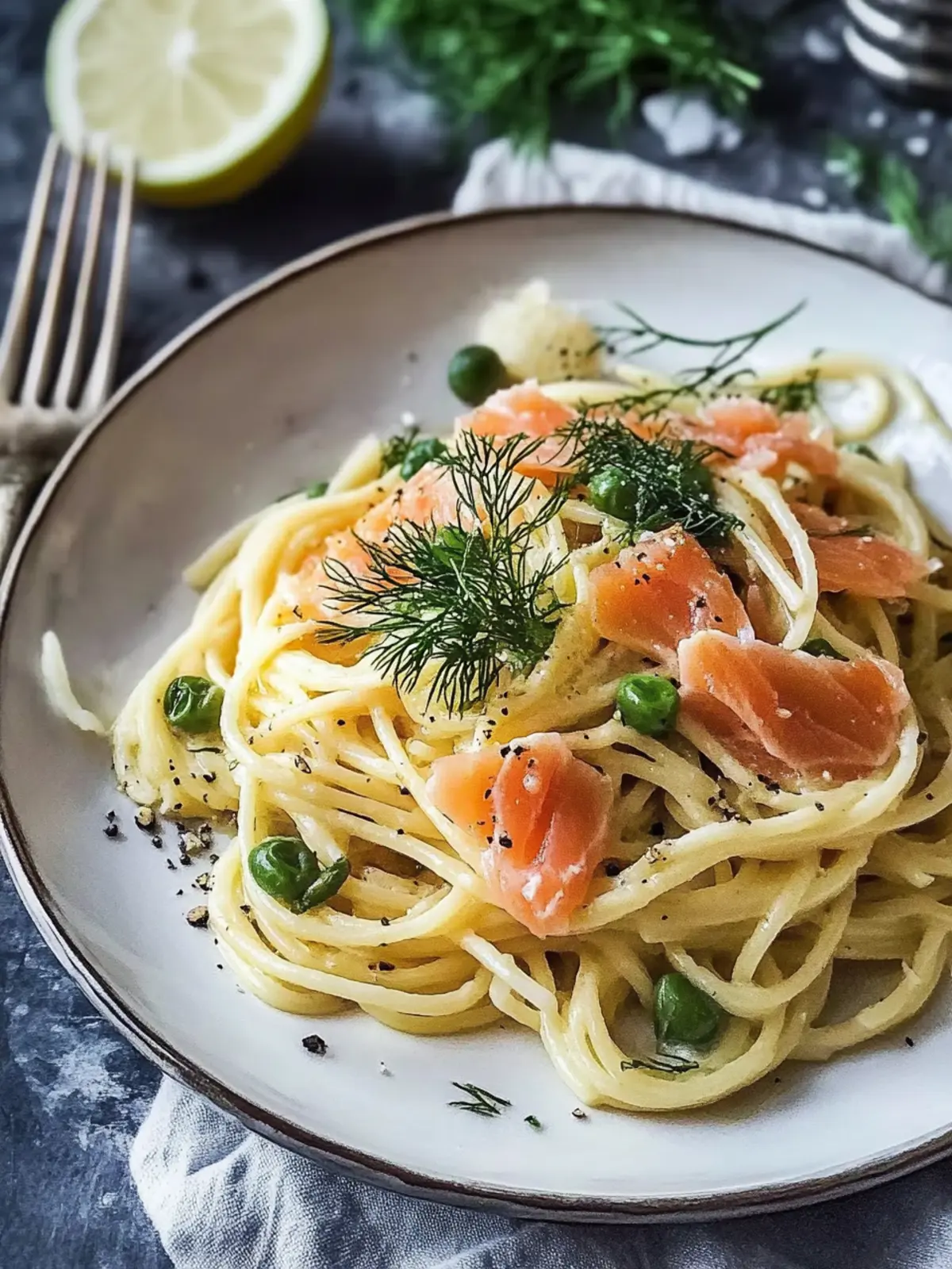 Creamy Smoked Salmon Spaghetti for Effortless Dinner Bliss 2 Smoked Salmon Spaghetti