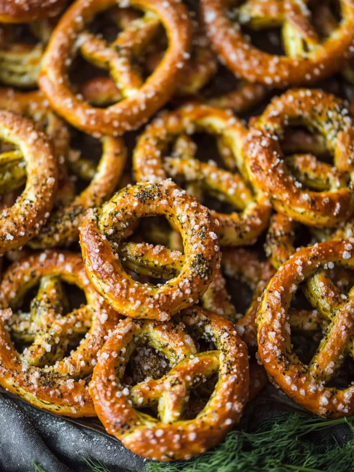 Crispy Baked Dill Pickle Pretzels for Snack Lovers' Delight 3 Crispy Baked Dill Pickle Pretzels