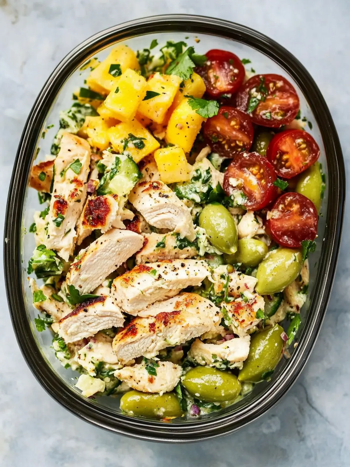 Zesty Pepperoncini Chicken Salad Perfect for Easy Meal Prep 2 Zesty Pepperoncini Chicken Salad