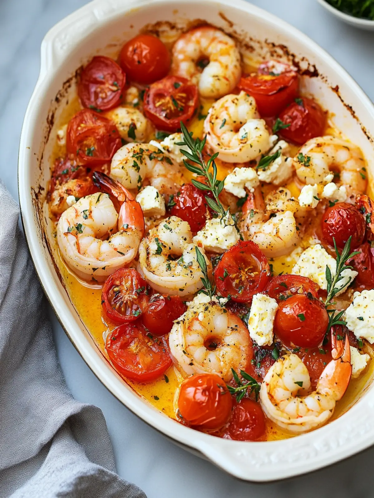 Baked Feta Shrimp and Tomatoes: A Flavorful Weeknight Delight 2 Baked Feta Shrimp and Tomatoes