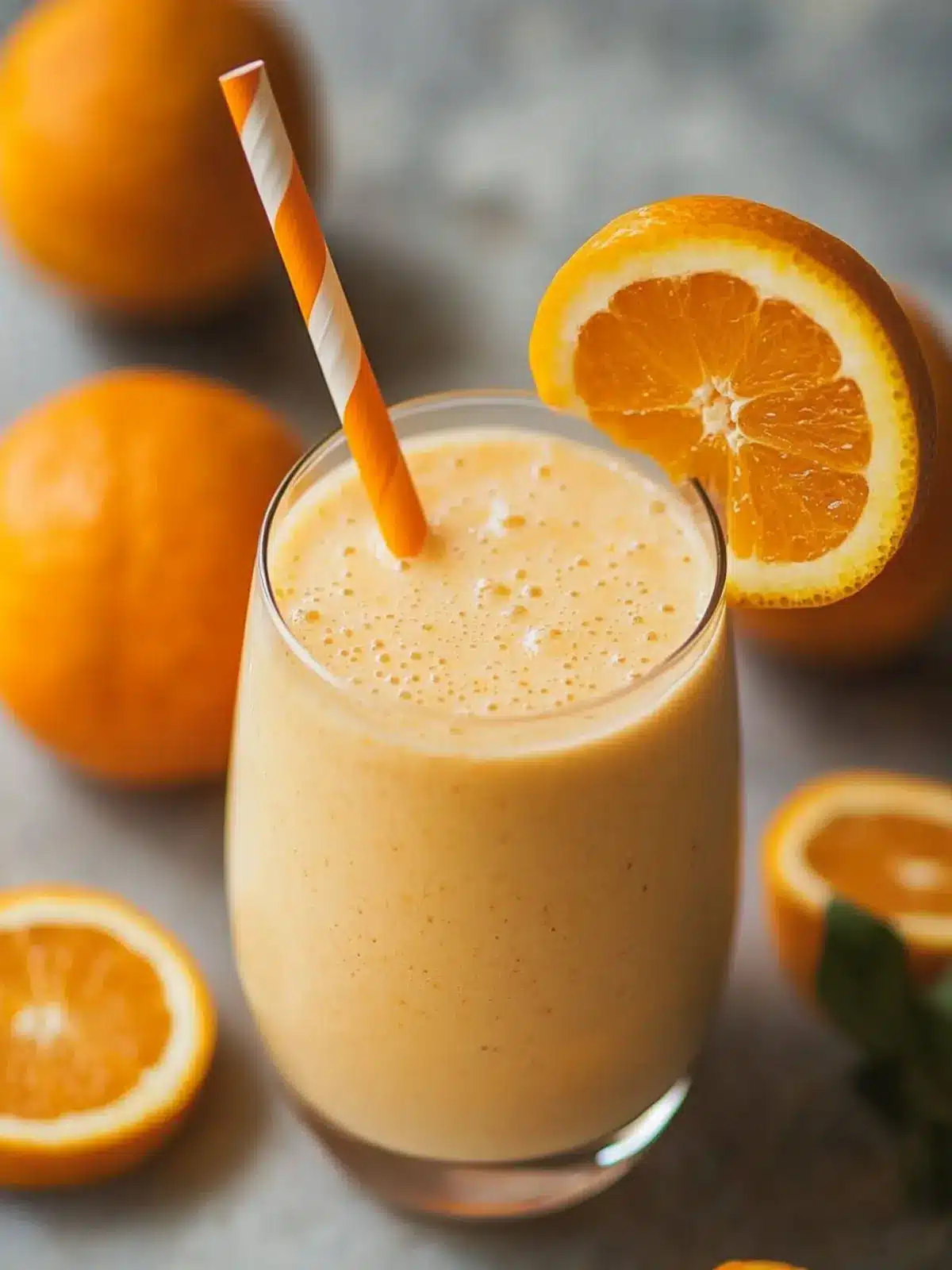 Zesty Orange Smoothie for a Refreshing Morning Boost 5 Orange Smoothie