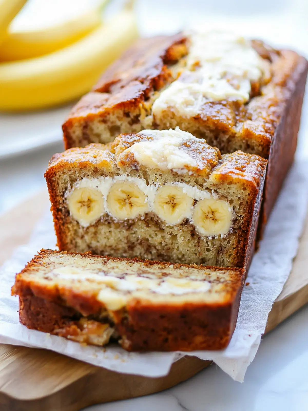 Decadent Cream Cheese-Filled Banana Bread You’ll Crave Daily 3 Cream Cheese-Filled Banana Bread