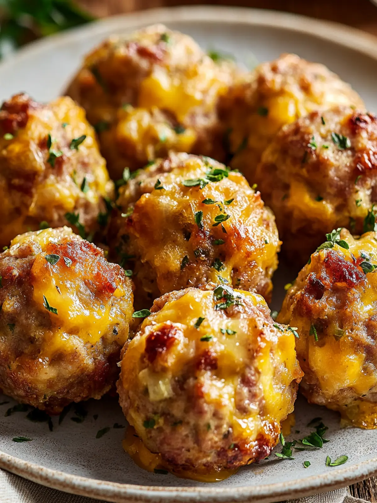 Irresistible Cheesy Sausage Stuffing Balls for Cozy Nights 2 Cheesy Sausage Stuffing Balls
