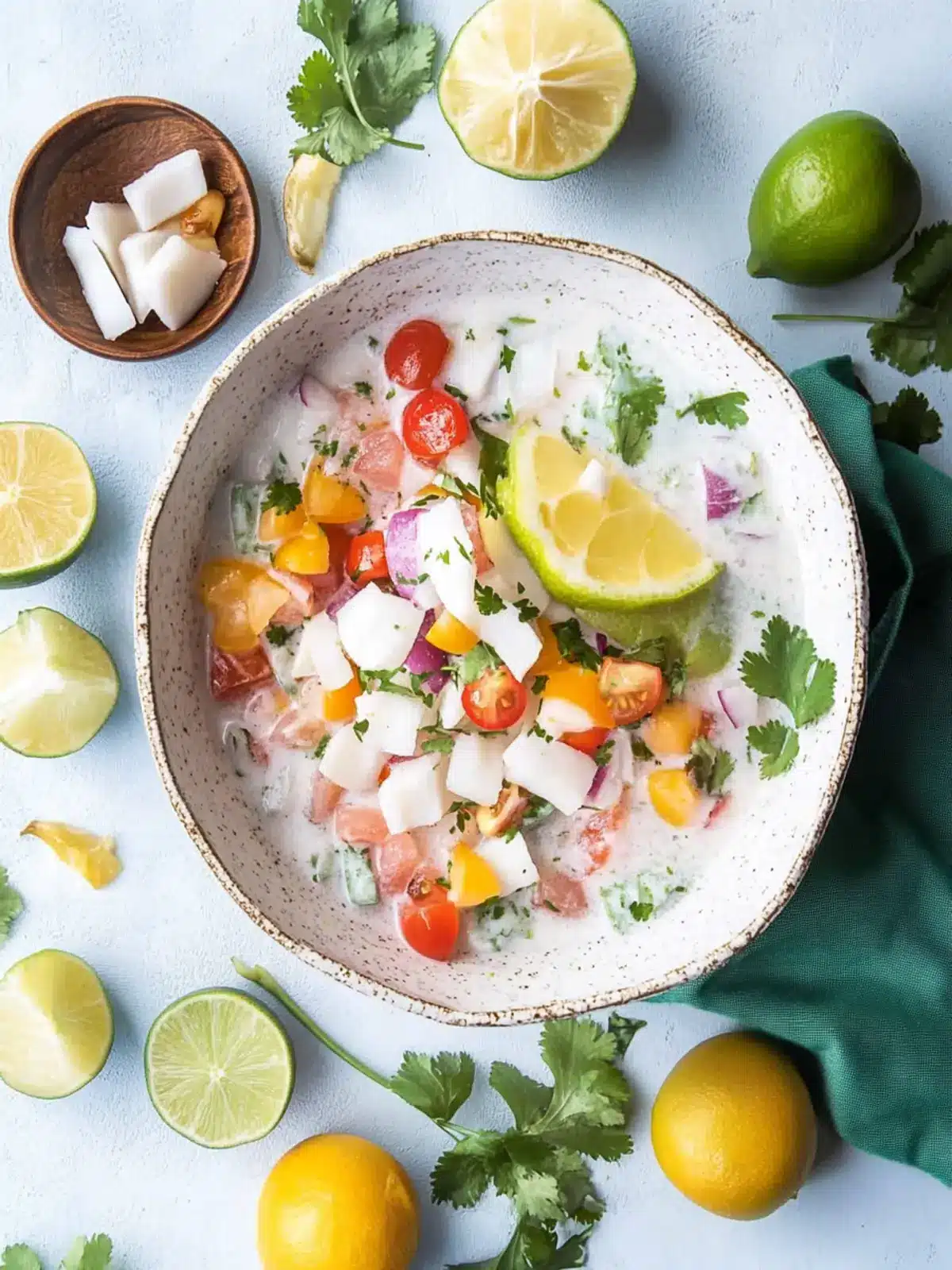Fresh Tropical Coconut Milk Ceviche for a Flavor Escape 5 Tropical Coconut Milk Ceviche