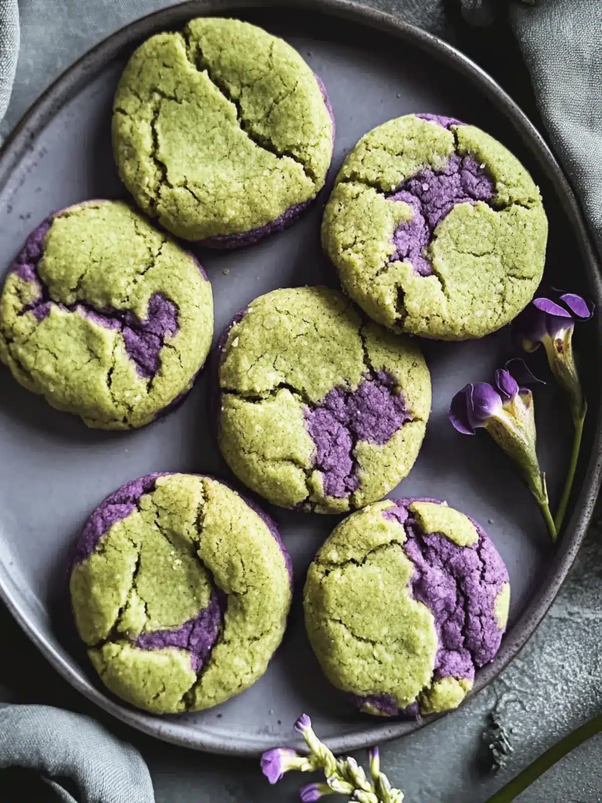 Delicious Matcha Ube Cookies for a Flavorful Twist 4 Matcha Ube Cookies