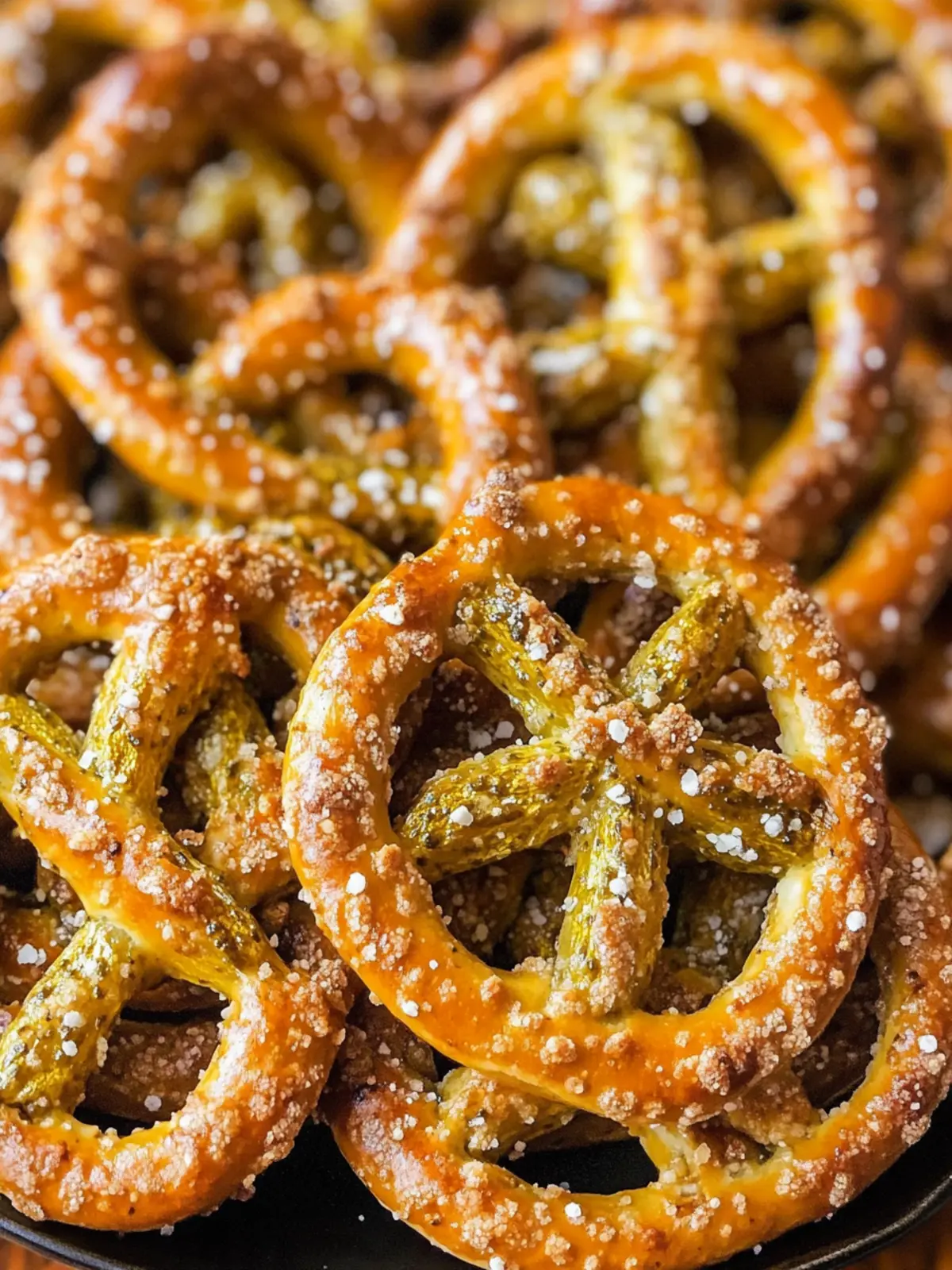 Crispy Baked Dill Pickle Pretzels for Snack Lovers' Delight 4 Crispy Baked Dill Pickle Pretzels