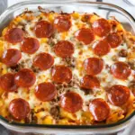 Easy Ground Beef Pepperoni Pizza Casserole Recipe Everyone Loves 7 Easy Ground Beef Pepperoni Pizza Casserole Recipe