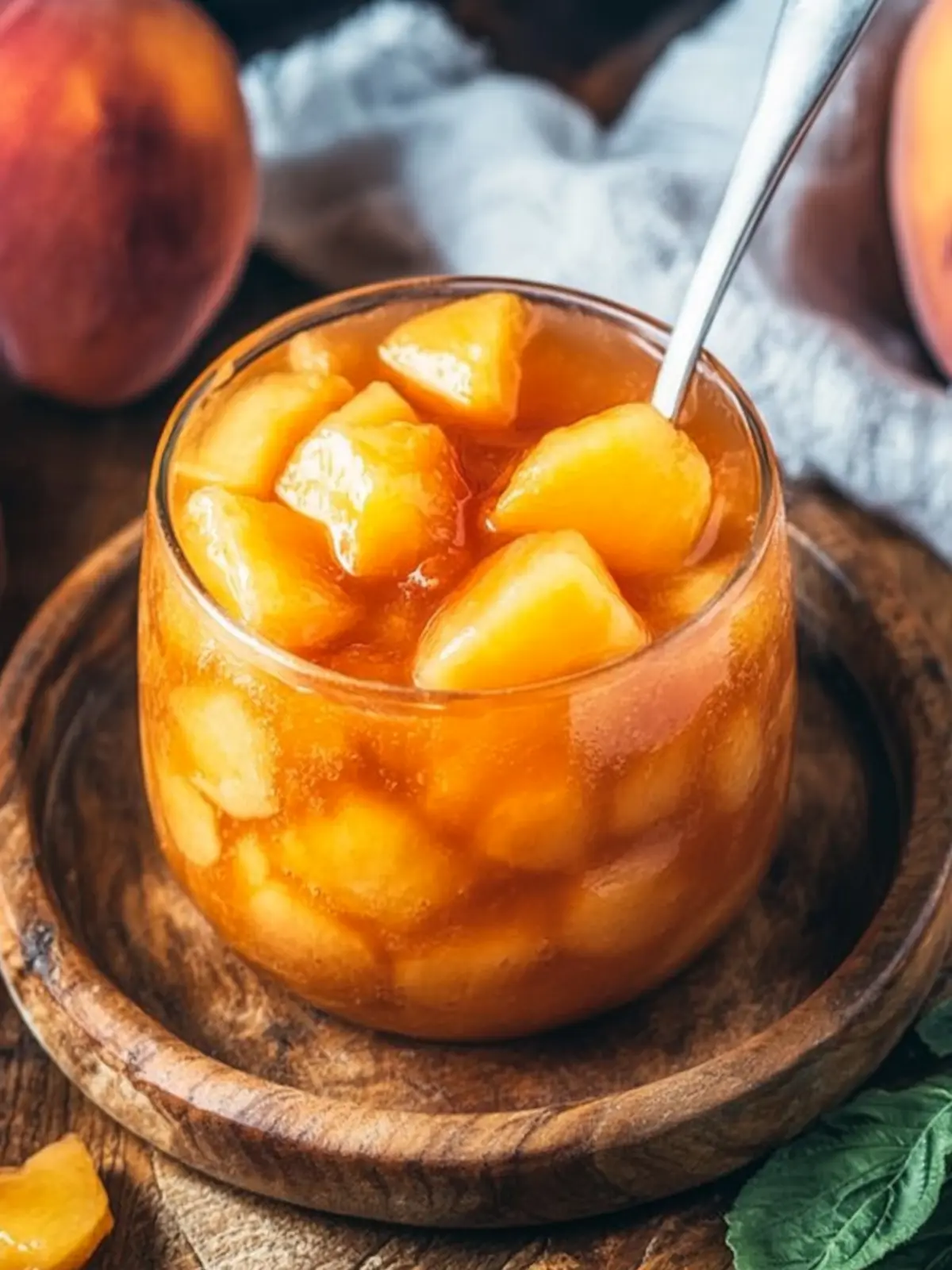 Irresistibly Sweet Peach Compote for All Your Desserts 2 Peach Compote