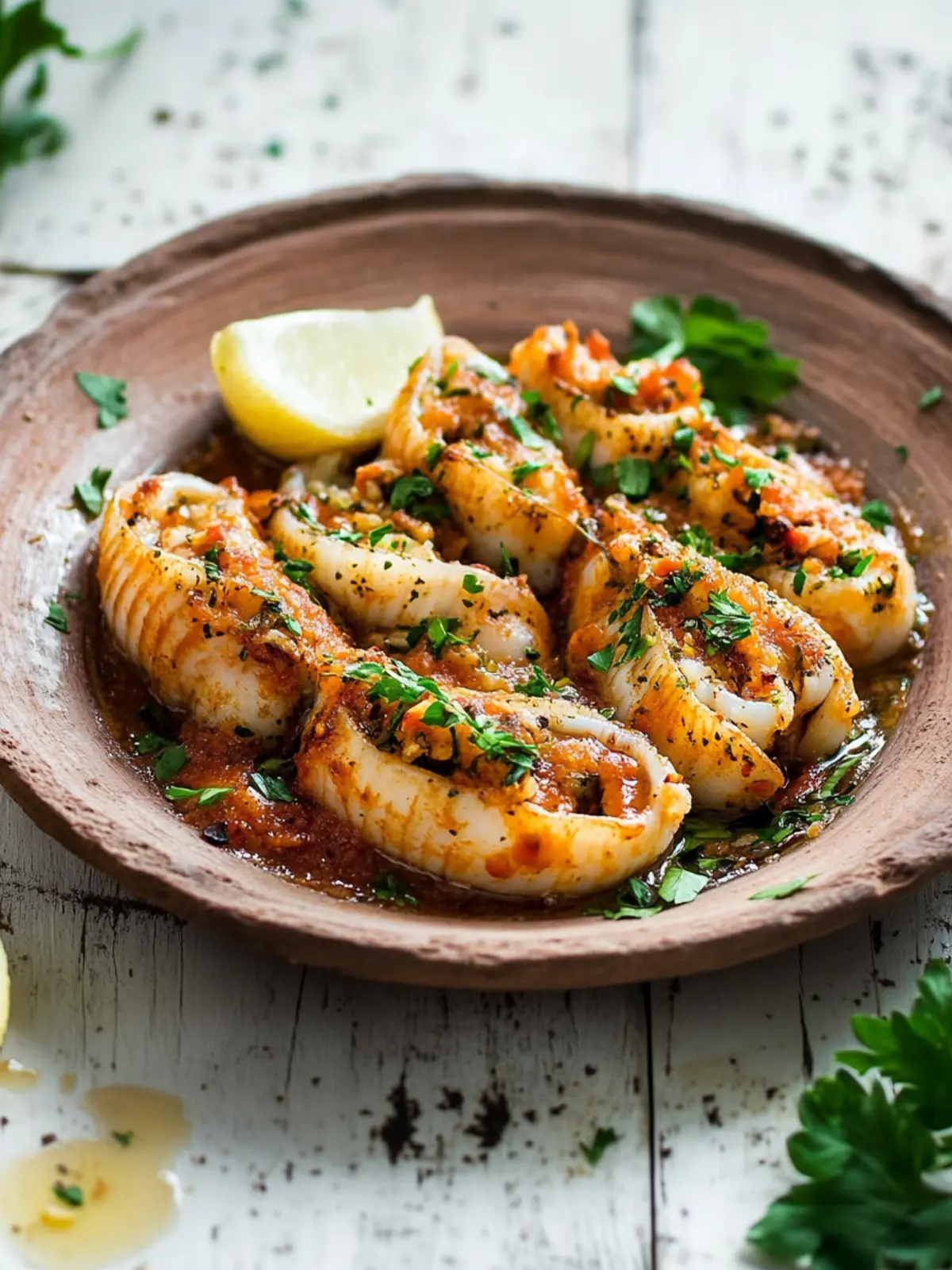 Sicilian Stuffed Squid for a Flavorful Twist on Dinner Night 4 SICILIAN STUFFED SQUID