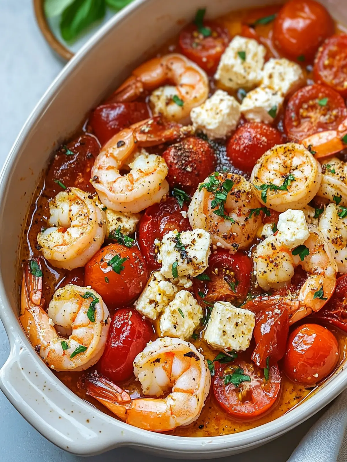 Baked Feta Shrimp and Tomatoes: A Flavorful Weeknight Delight 5 Baked Feta Shrimp and Tomatoes