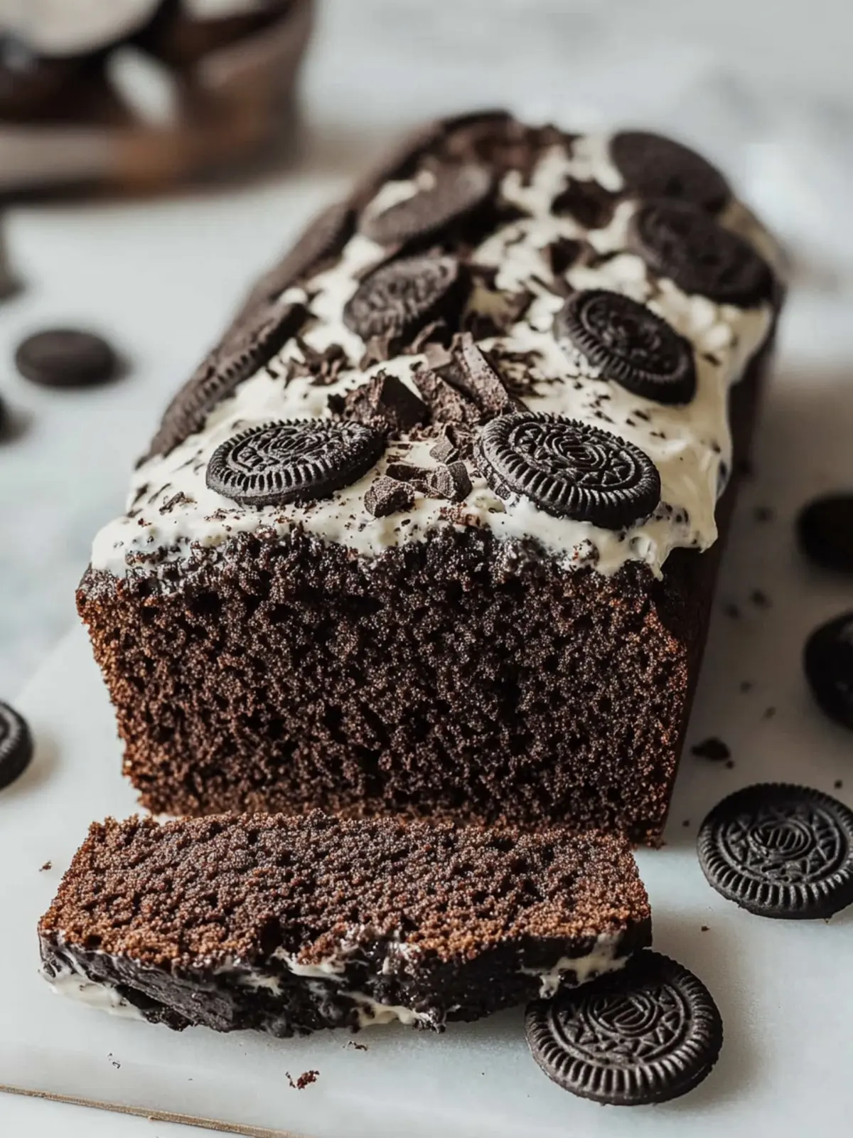 Deliciously Easy Chocolate Oreo Bread Recipe You’ll Love 4 Easy Chocolate Oreo Bread (Cookies and Cream) Recipe