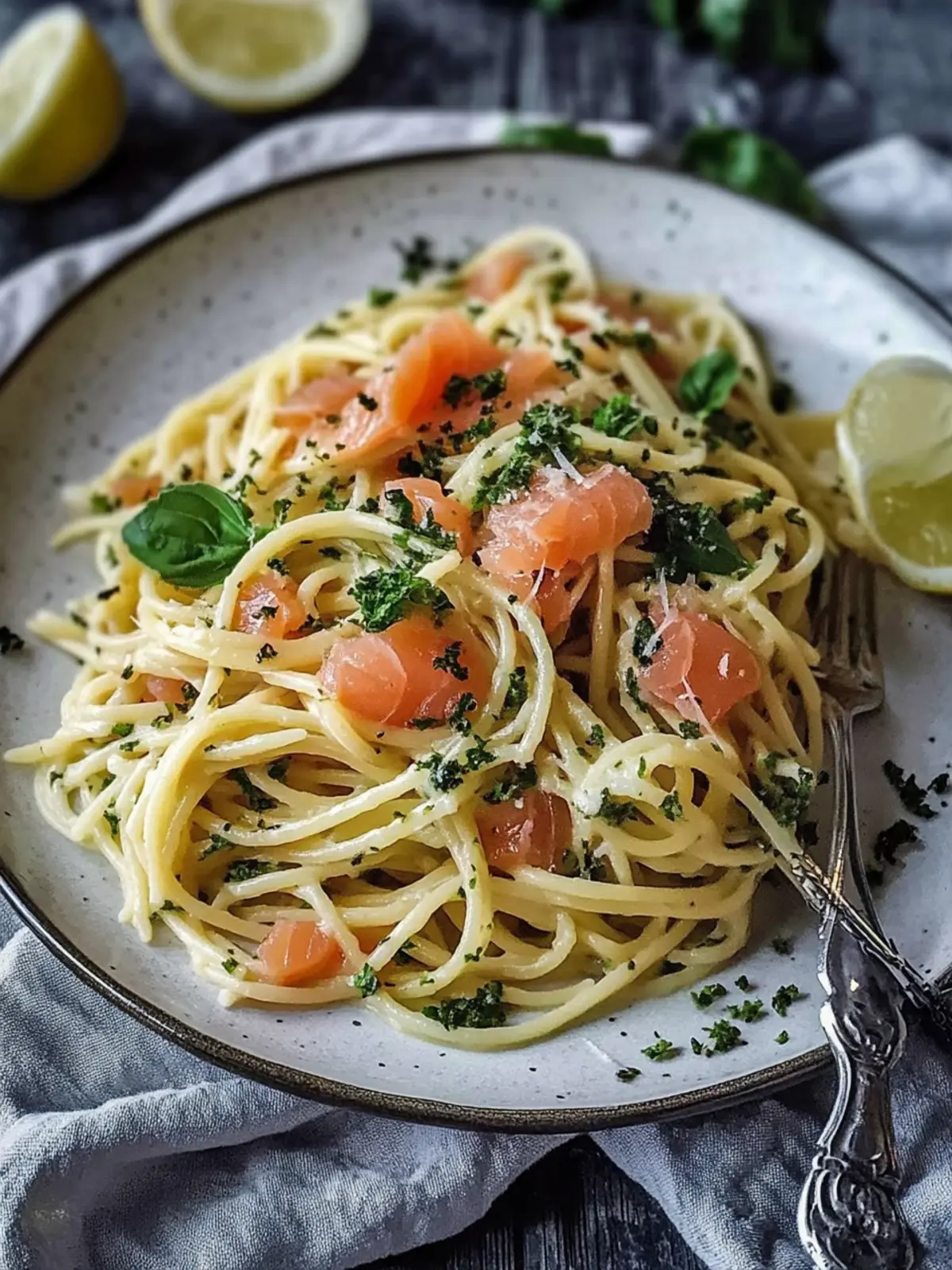 Creamy Smoked Salmon Spaghetti for Effortless Dinner Bliss 4 Smoked Salmon Spaghetti