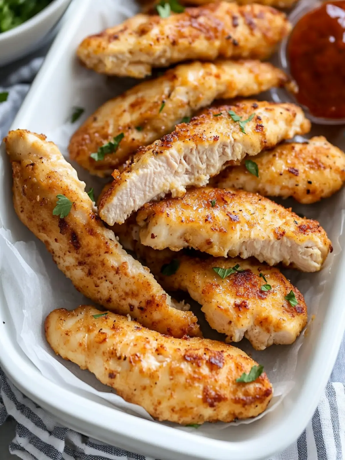 Whole30 Chicken Tenders: Crispy, Low Carb, and Full of Flavor 3 Whole30 Chicken Tenders (Paleo, Low Carb, Gluten Free)