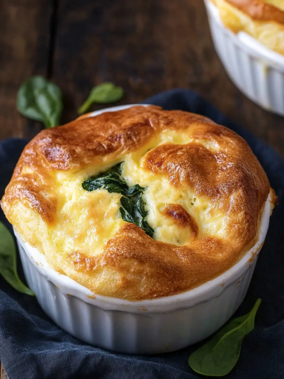 Spinach and Cheese Egg Soufflé: A Cozy Breakfast Delight 2 Spinach and Cheese Egg Soufflé