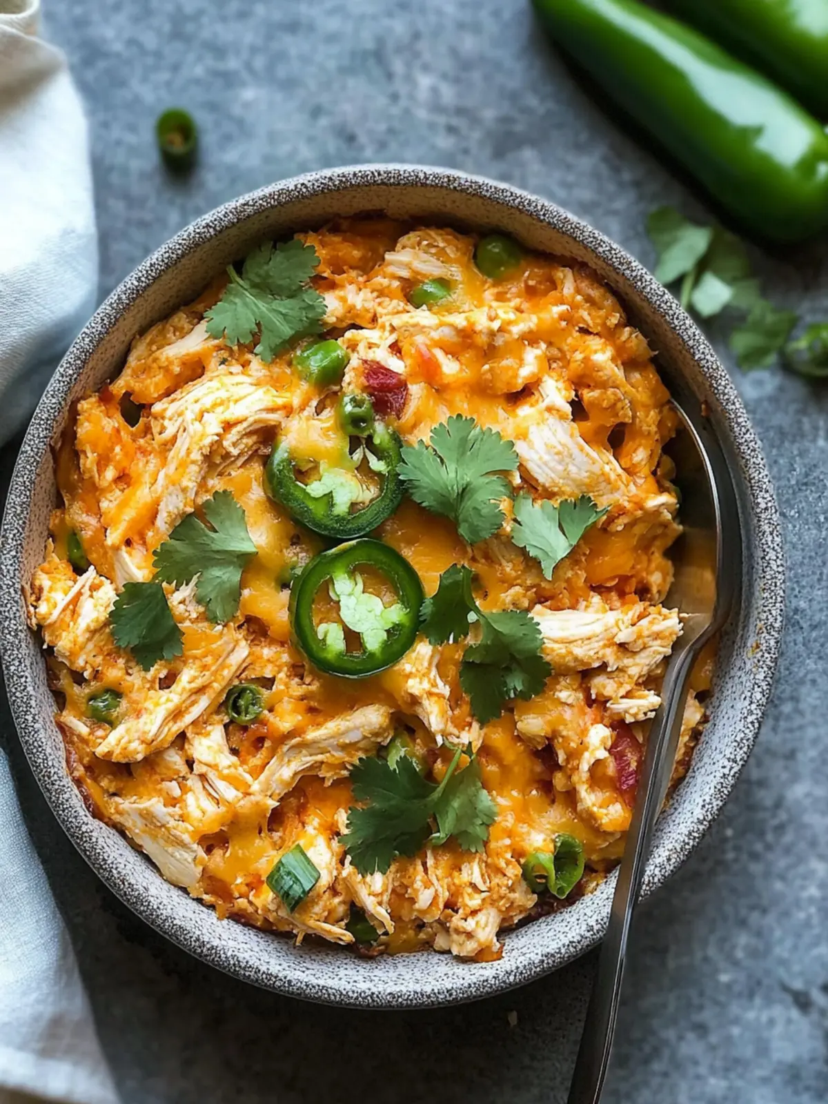 Spicy Jalapeño Buffalo Chicken Casserole: Whole30 & Keto Delight 5 Jalapeño Buffalo Chicken Casserole: Whole30, Keto, Paleo, GF