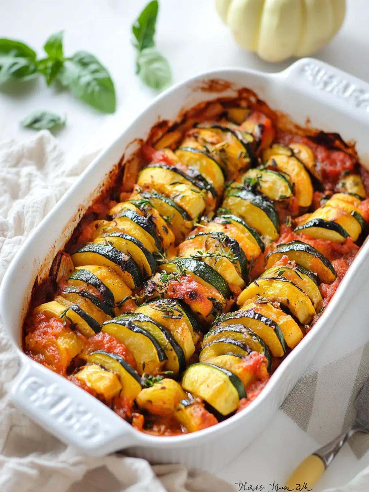 Baked Squash and Zucchini Ratatouille You’ll Crave Tonight 3 Baked Squash and Zucchini Ratatouille