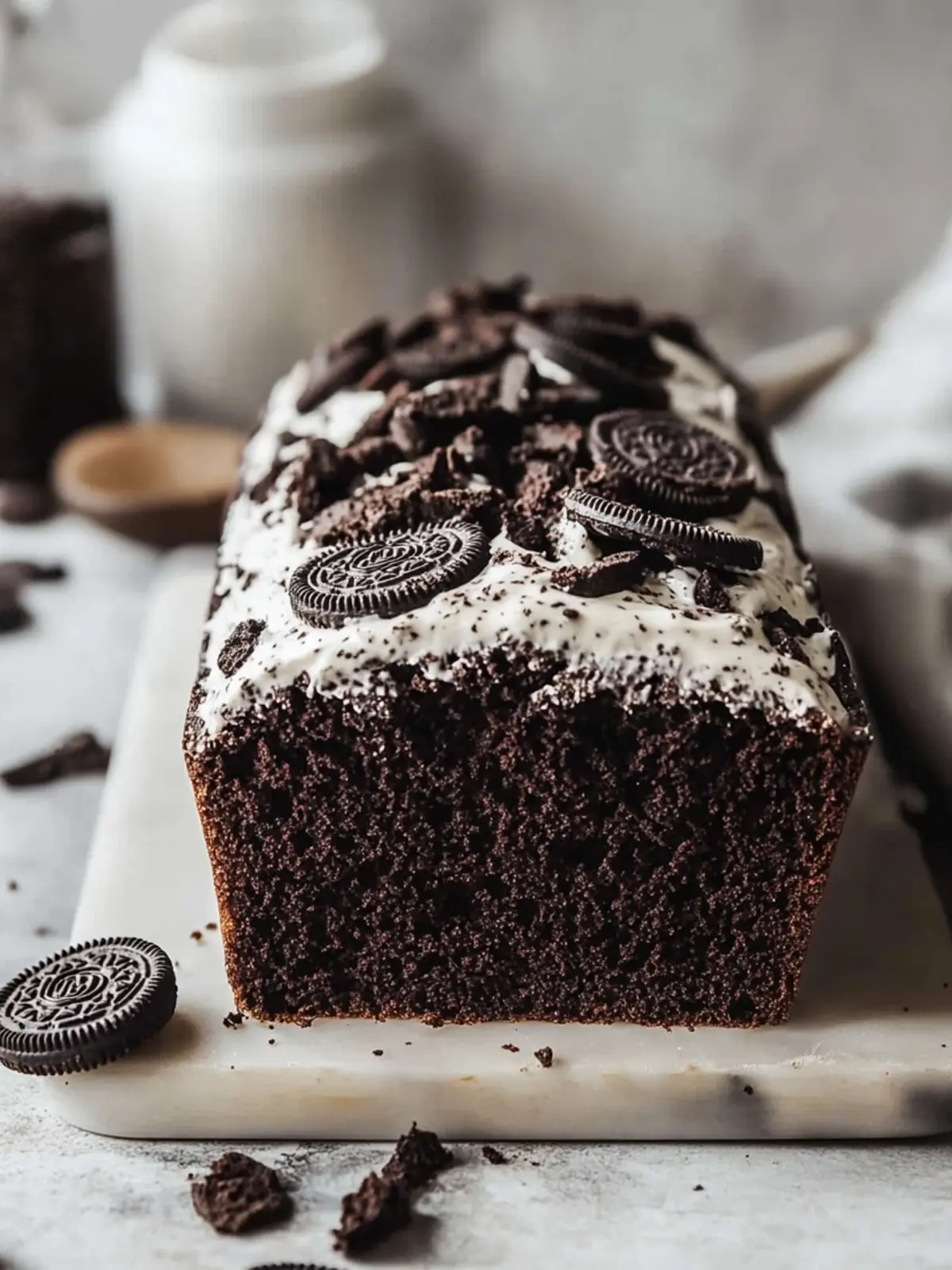 Deliciously Easy Chocolate Oreo Bread Recipe You’ll Love 3 Easy Chocolate Oreo Bread (Cookies and Cream) Recipe