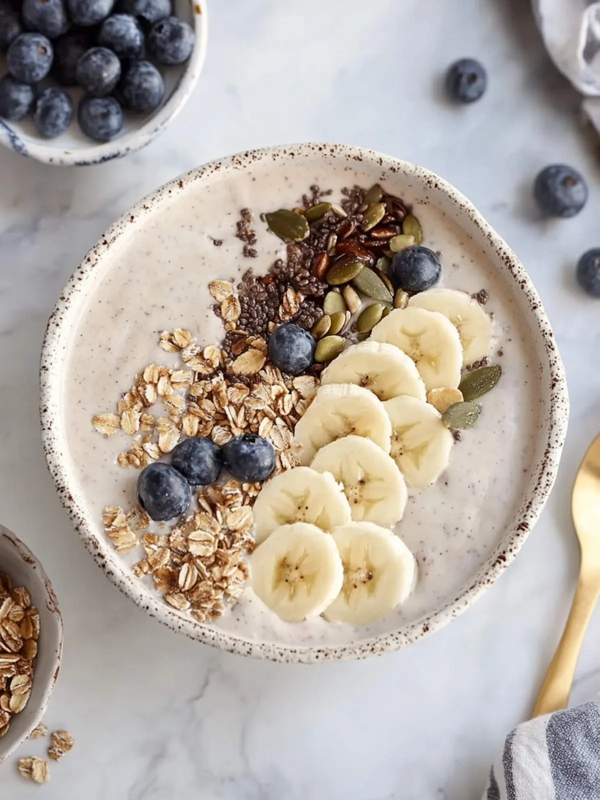 Deliciously Creamy Vanilla Banana Smoothie Bowl Bliss 2 Vanilla Banana Smoothie Bowl
