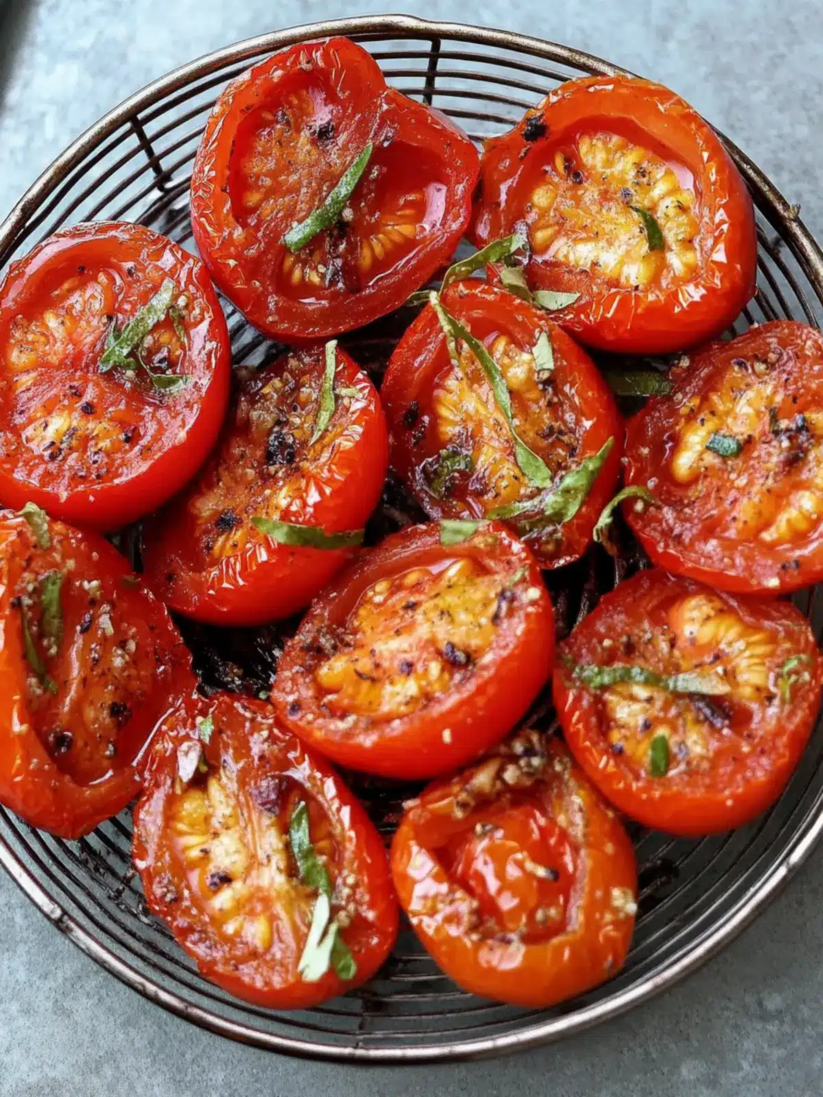 20-Minute Air Fryer Roasted Roma Tomatoes for Flavorful Feasts 5 20-Minute Air Fryer Roasted Roma Tomatoes