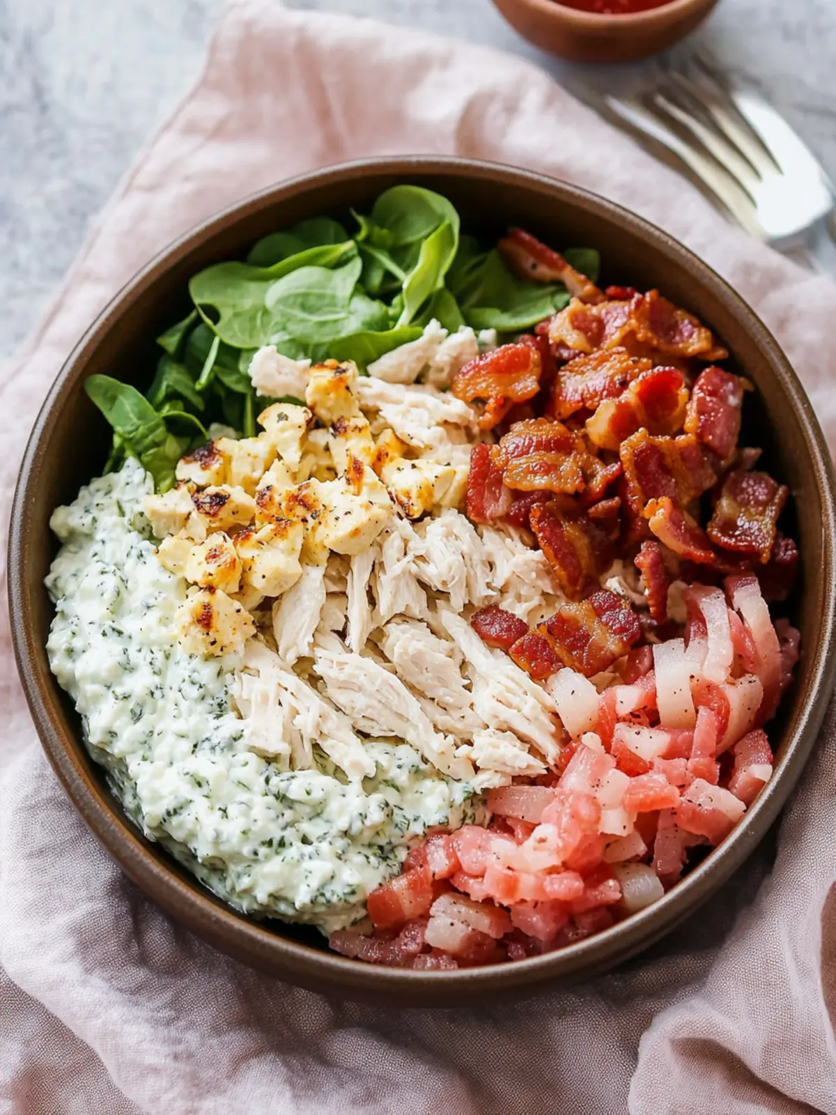 Savory Chicken Bacon Ranch Cottage Cheese Bowl You’ll Love 5 Chicken Bacon Ranch Cottage Cheese Bowl