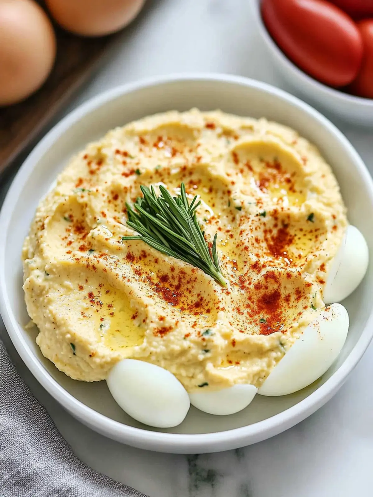Creamy Mustard Cottage Cheese Dip: A Twist on Deviled Eggs 2 Mustard Cottage Cheese Dip (Deviled Egg Dip)