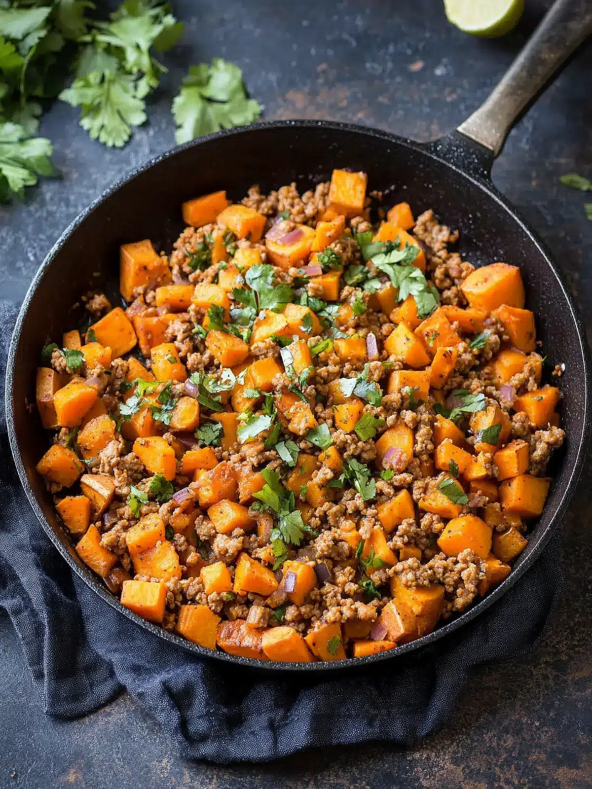 Ground Turkey Sweet Potato Skillet: Cozy One-Pan Delight 4 Ground Turkey Sweet Potato Skillet