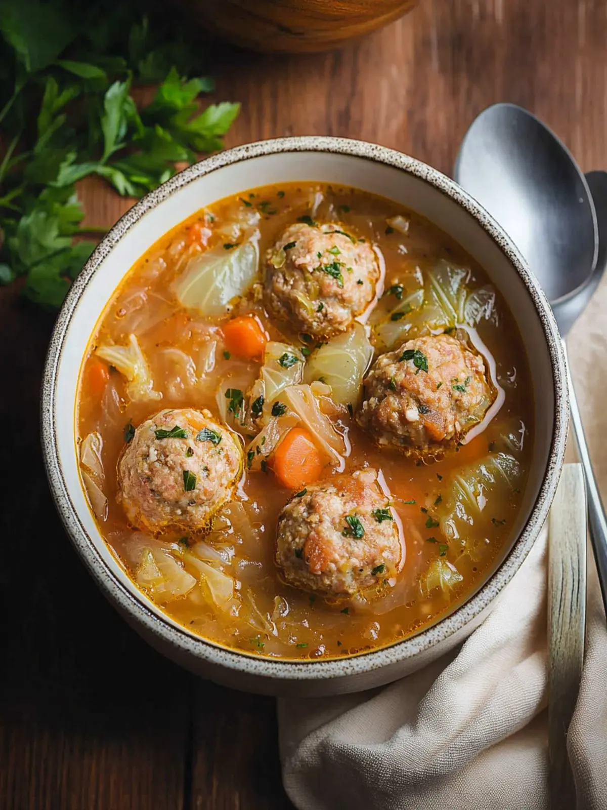 Cozy Up with Easy Cabbage Meatball Soup for a Flavor Boost 2 Easy Cabbage Meatball Soup