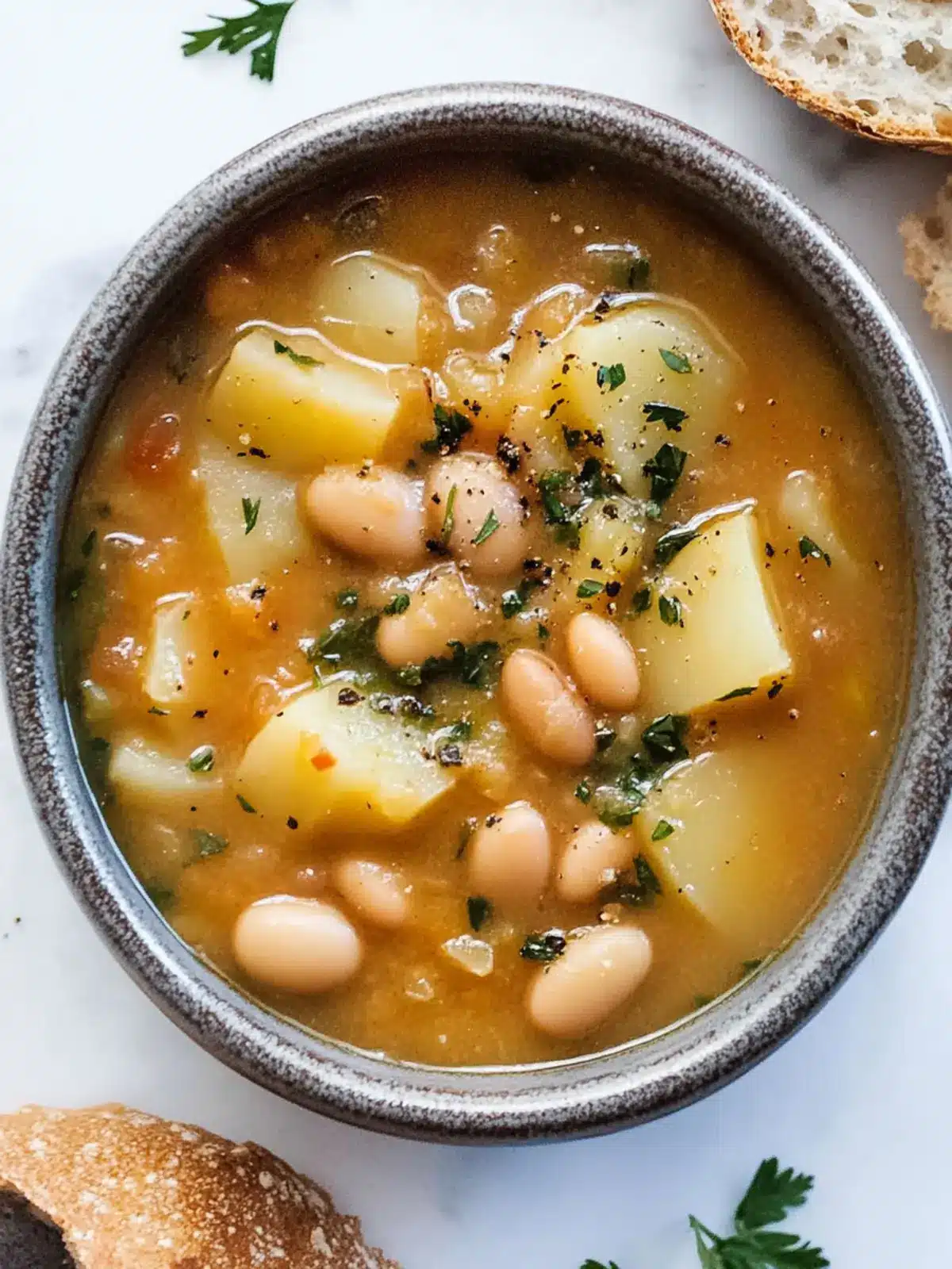 Creamy Potato and Bean Soup That Warms the Soul 3 Potato and Bean Soup