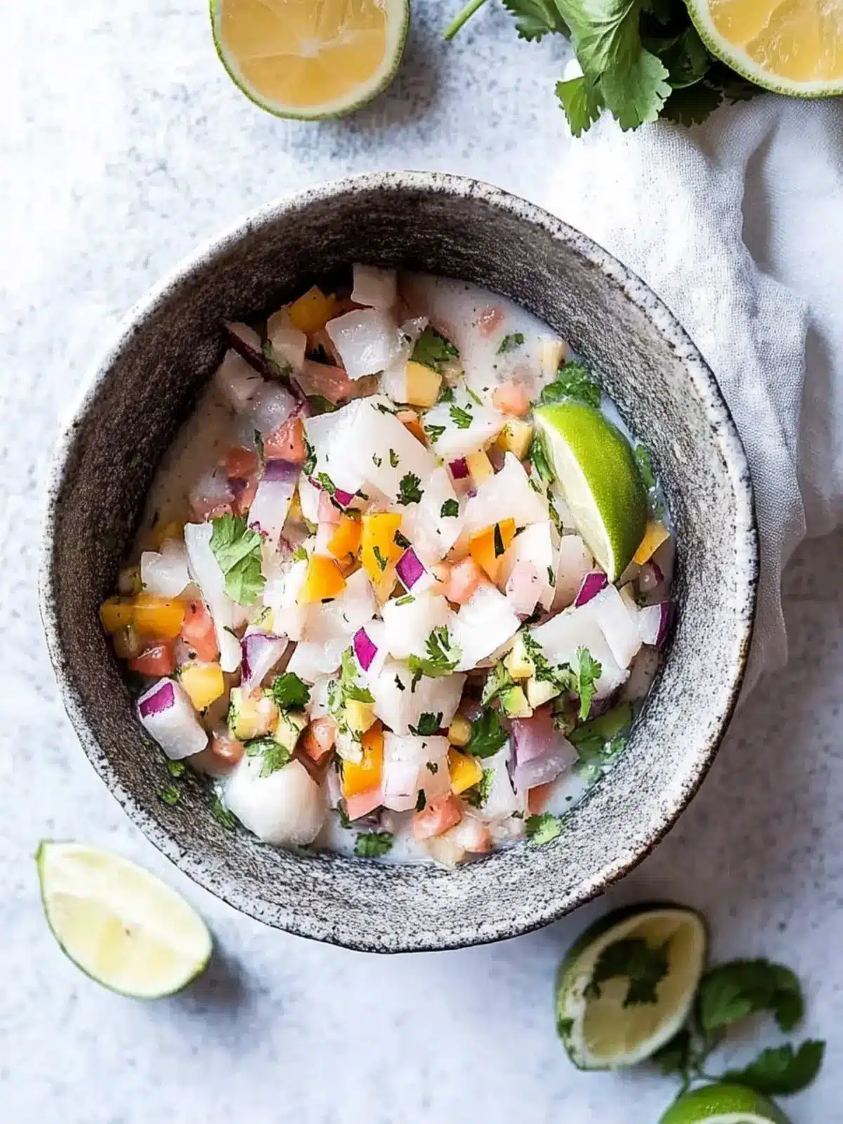 Fresh Tropical Coconut Milk Ceviche for a Flavor Escape 2 Tropical Coconut Milk Ceviche