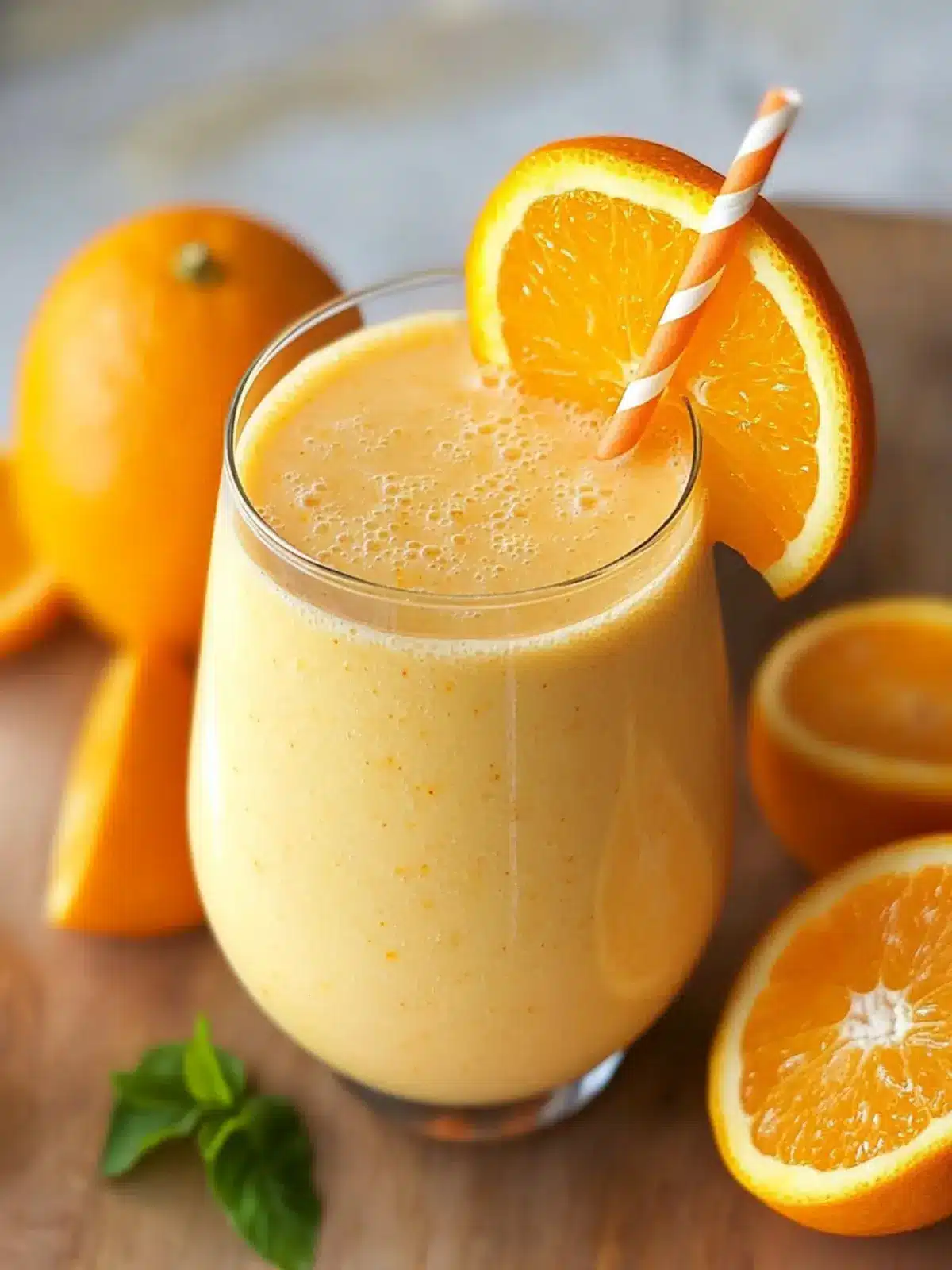 Zesty Orange Smoothie for a Refreshing Morning Boost 4 Orange Smoothie